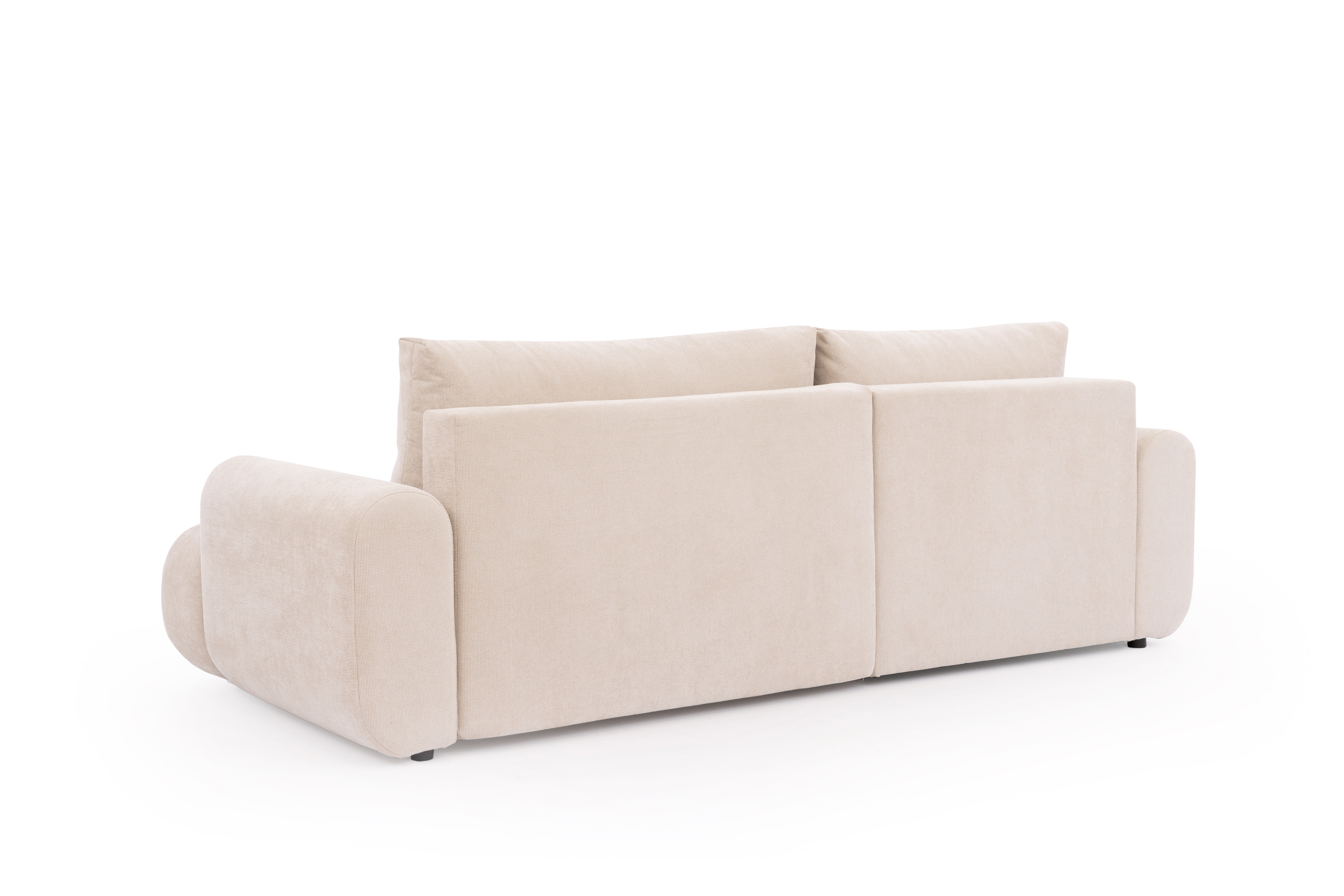 Rozkládací rohová sedací souprava Lutario Mini levá - béžová Venice 2026 Rohová sedací souprava Lutario Mini rozkládací levá - béžová plecionka hydrofobowa Venice 2026