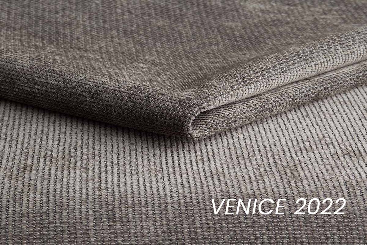 Rozkládací rohová sedací souprava Lutario Mini levá - šedohnědá Venice 2022 Rohová sedací souprava Lutario Mini rozkládací levá - szarobrazowa plecionka hydrofobowa Venice 2022