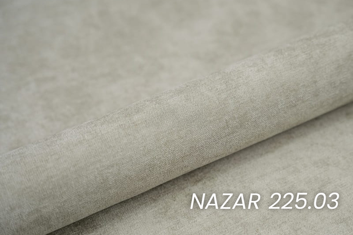 Rohová sedačka Lutario Mini s rozkladem pravá - šedá látka Nazar 225.03 Rohová sedací souprava Lutario Mini rozkládací pravá - šedá potahová látka Nazar 225.03