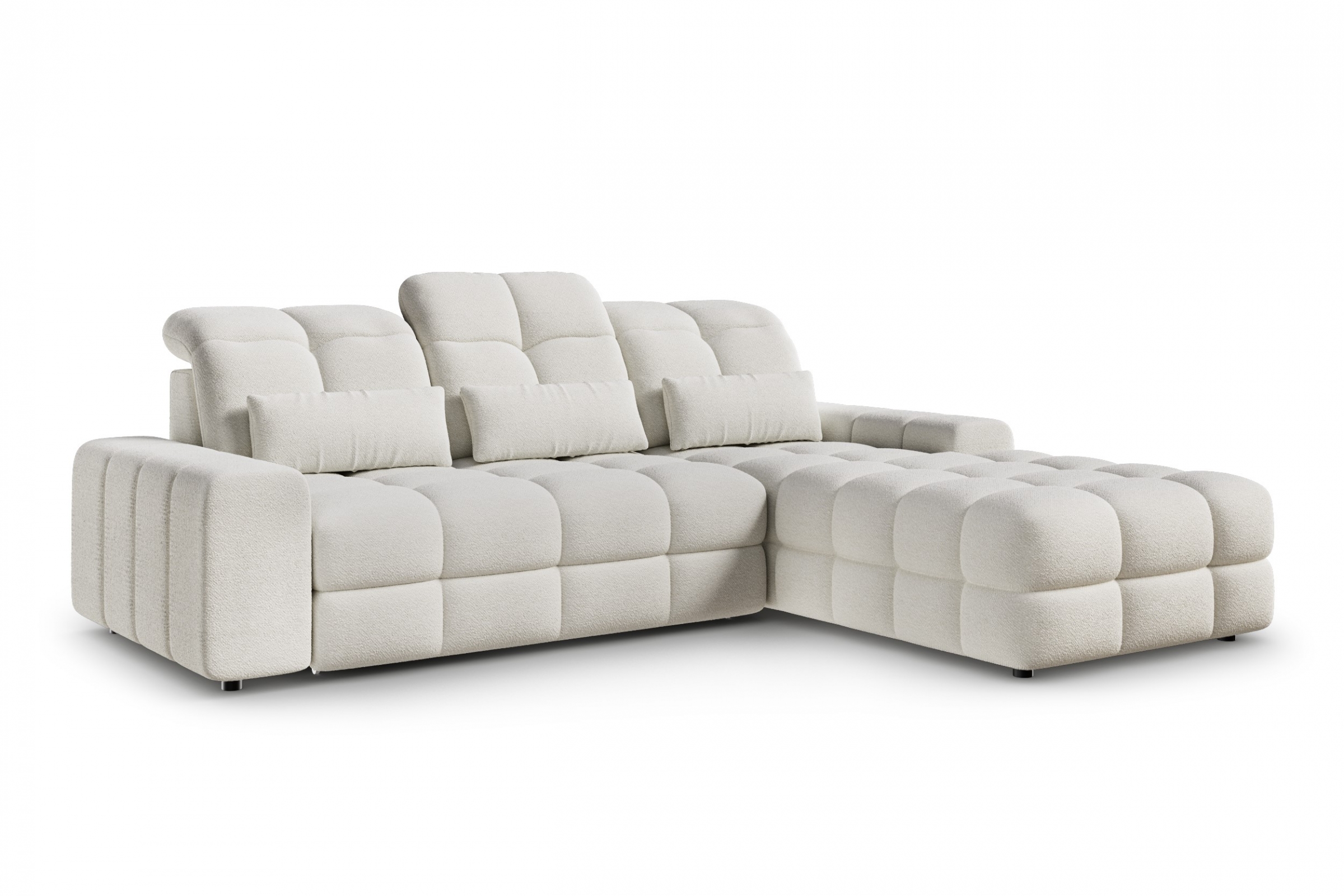 Rohová sedací souprava Magnelio Mini s elektricky výsuvným sedákem Rohová sedací souprava Magnelio Mini z elektricky wysuwanym sedadlem