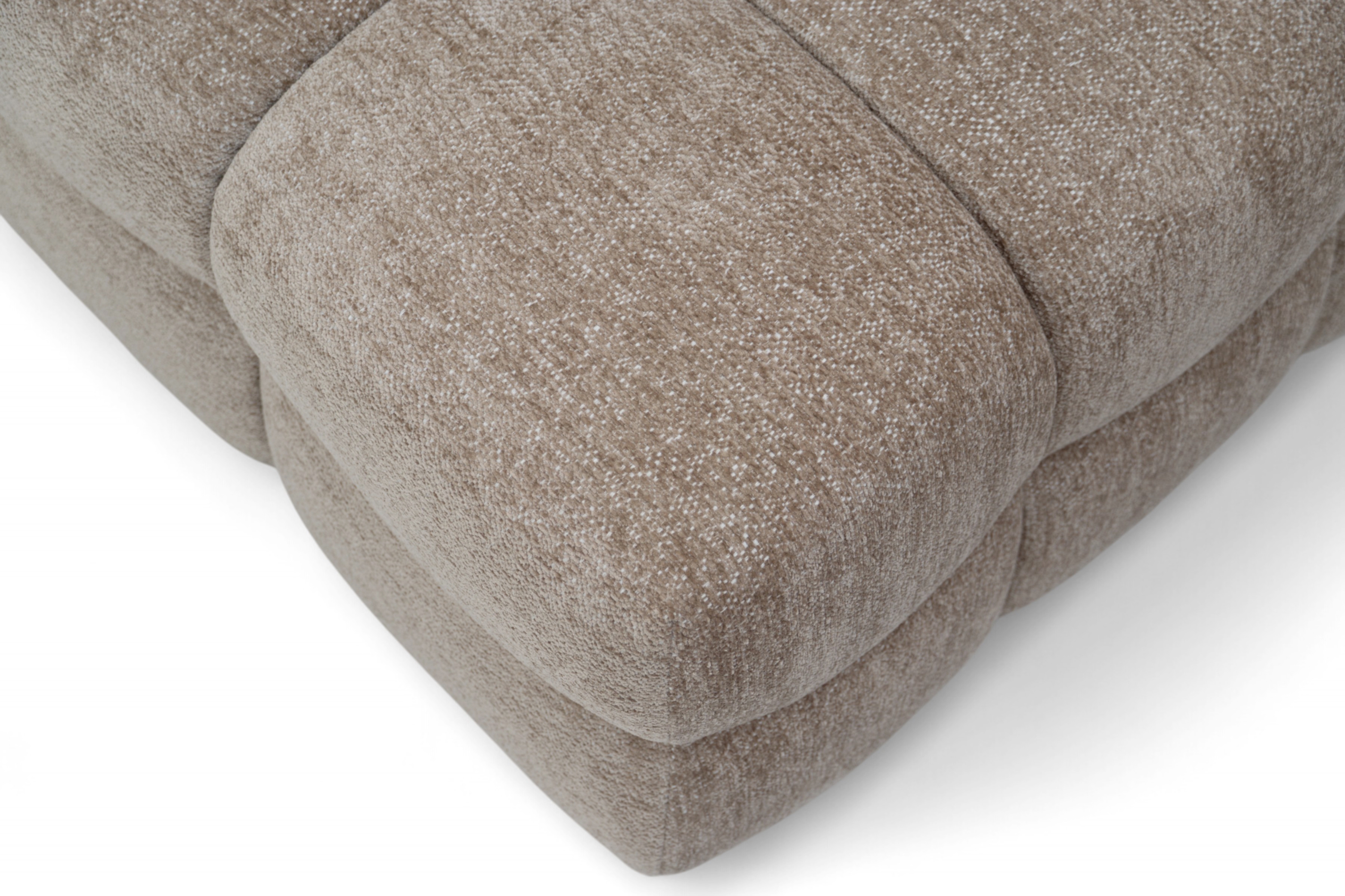 Rohová sedací souprava Magnelio Prestige L s elektrickým výsuvem pravá – béžová boucle Raven 34 Rohová sedací souprava Magnelio Prestige L z elektricky wysuwanym sedadlem pravá - béžová boucle Raven 34