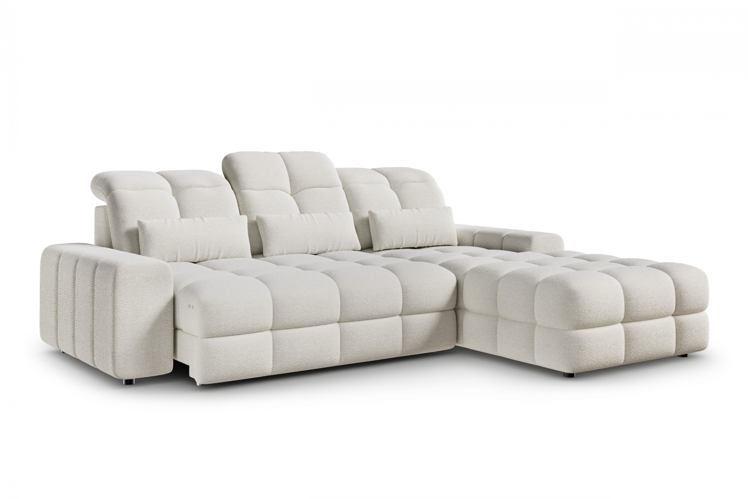 Rohová sedacia súprava Magnelio Prestige Mini s elektricky výsuvným sedákem Rohová sedacia súprava Magnelio Prestige Mini s elektricky výsuvným sedákem