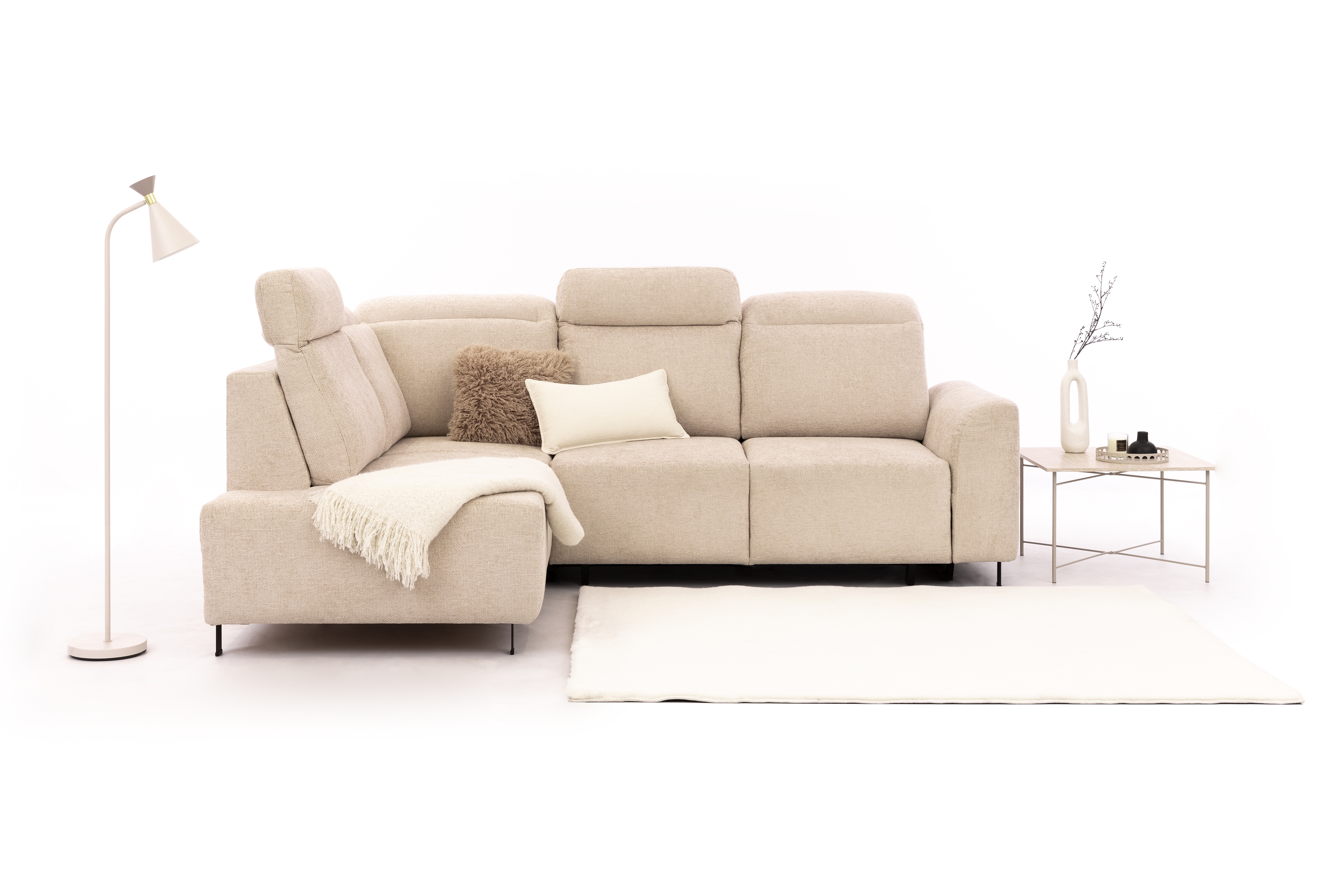 Rozkladacia rohová sedacia súprava Magnis L ľavá Rohová sedacia súprava Magnis L Ľavá strana