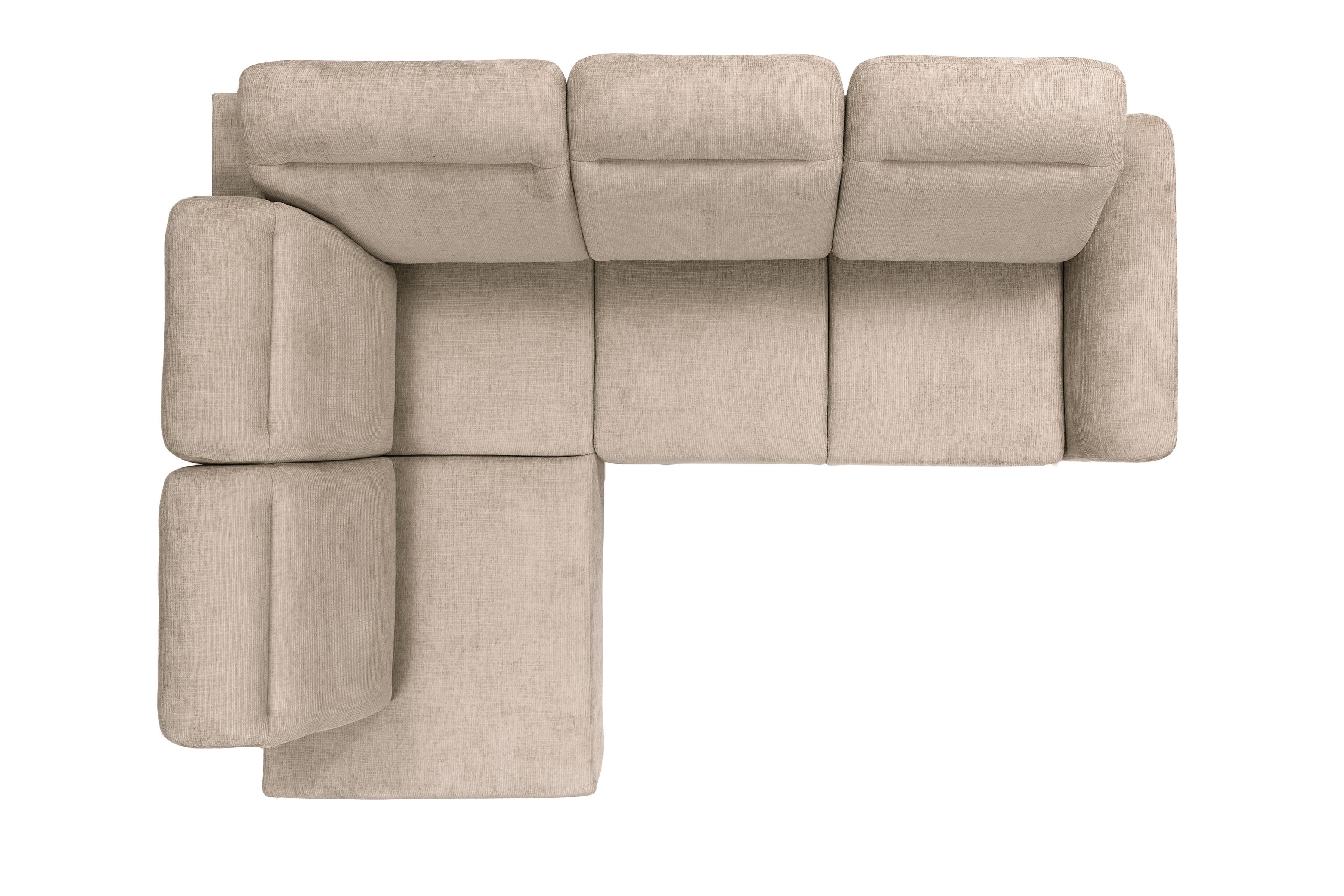 Rohová sedacia súprava Magnis L ľavá s funkciou spania - béžový šenil Sierra 744 Rohová sedacia súprava Magnis L s funkciou spánku Ľavá strana - béžový šenil Sierra 744