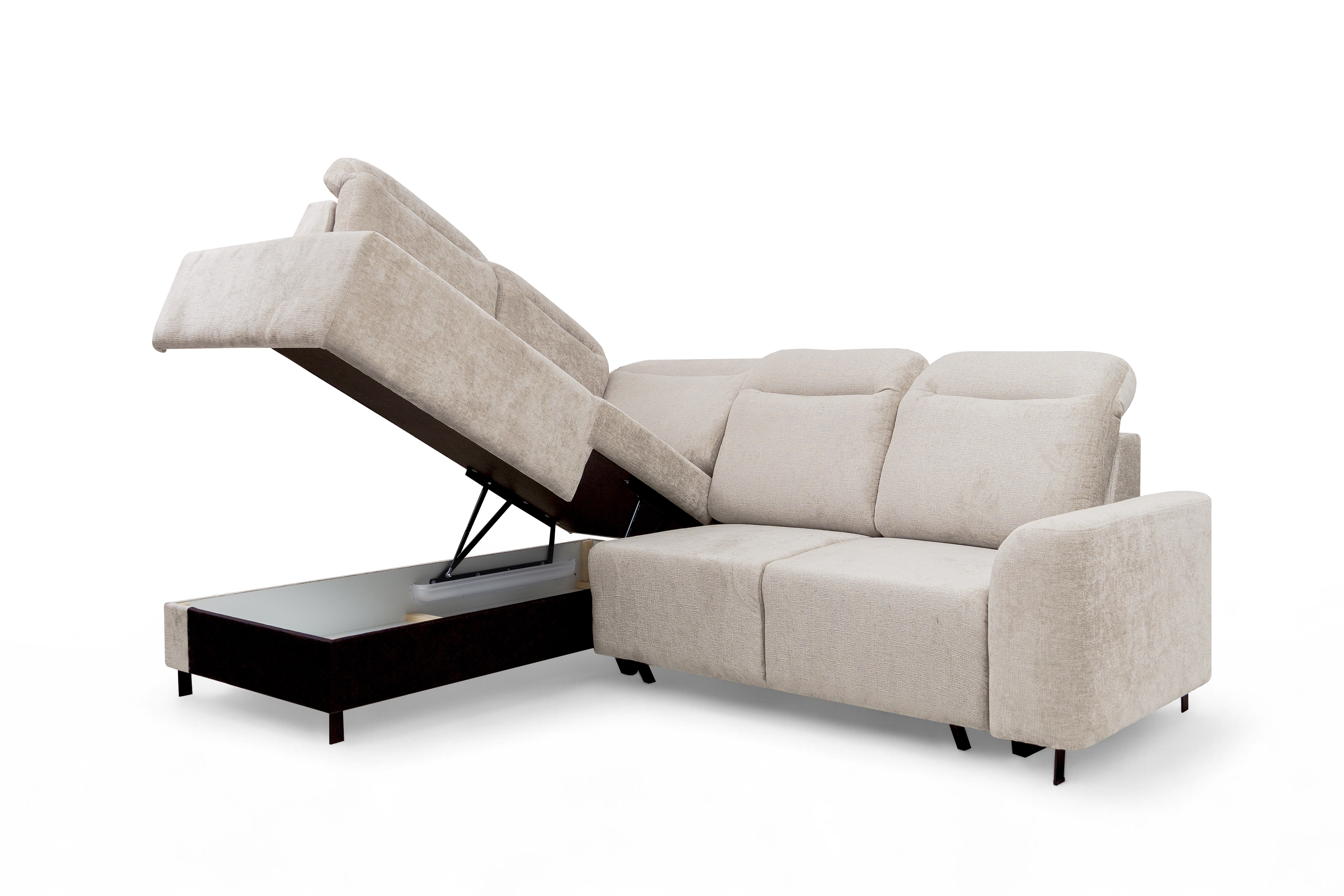 Rohová sedacia súprava Magnis L s funkciou spania ľavá - béžový šenil Perfect Harmony 07 Rohová sedacia súprava Magnis L s funkciou spánku Ľavá strana - béžový šenil Perfect harmony 07