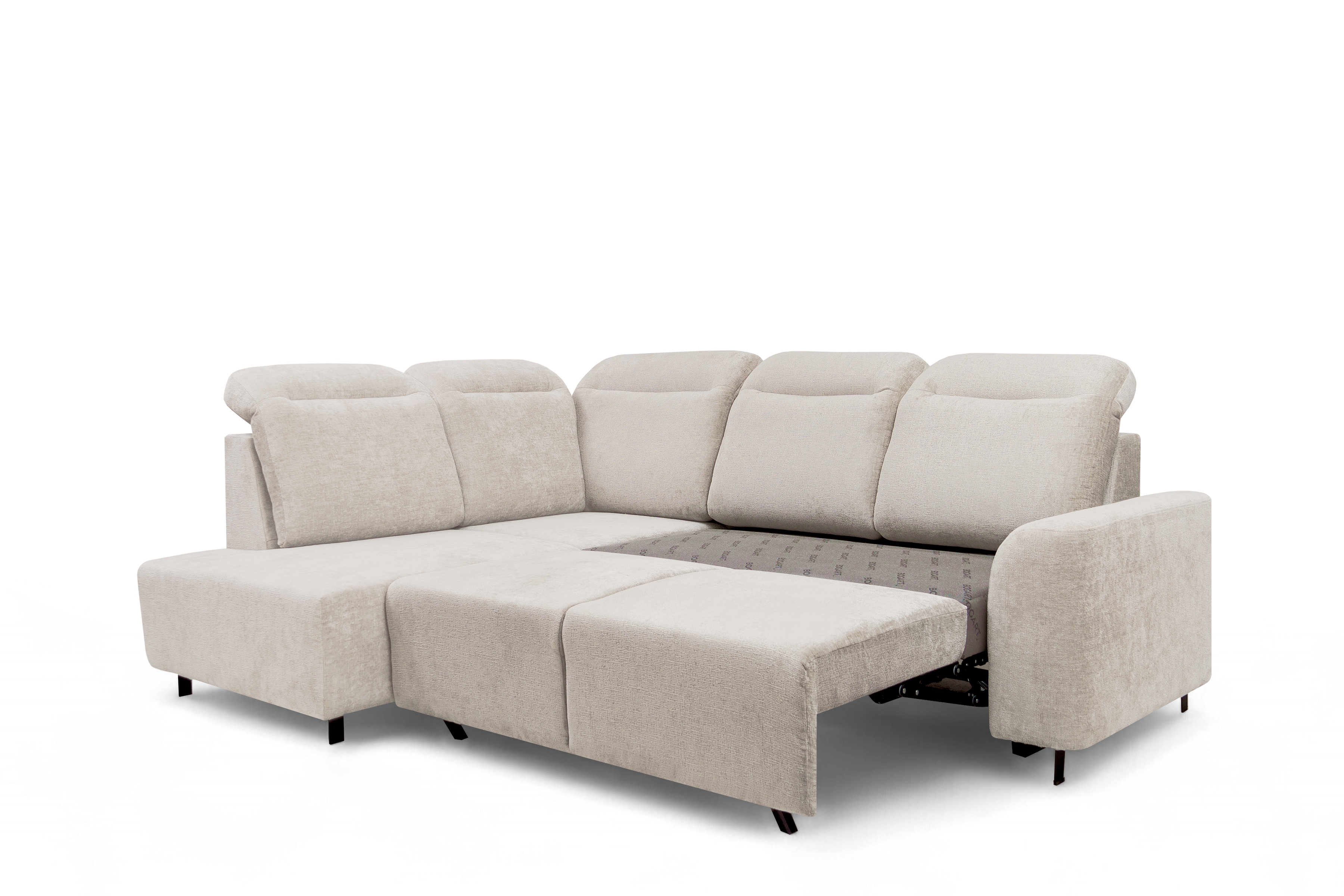 Rohová sedacia súprava Magnis L s funkciou spania ľavá - béžový šenil Perfect Harmony 07 Rohová sedacia súprava Magnis L s funkciou spánku Ľavá strana - béžový šenil Perfect harmony 07