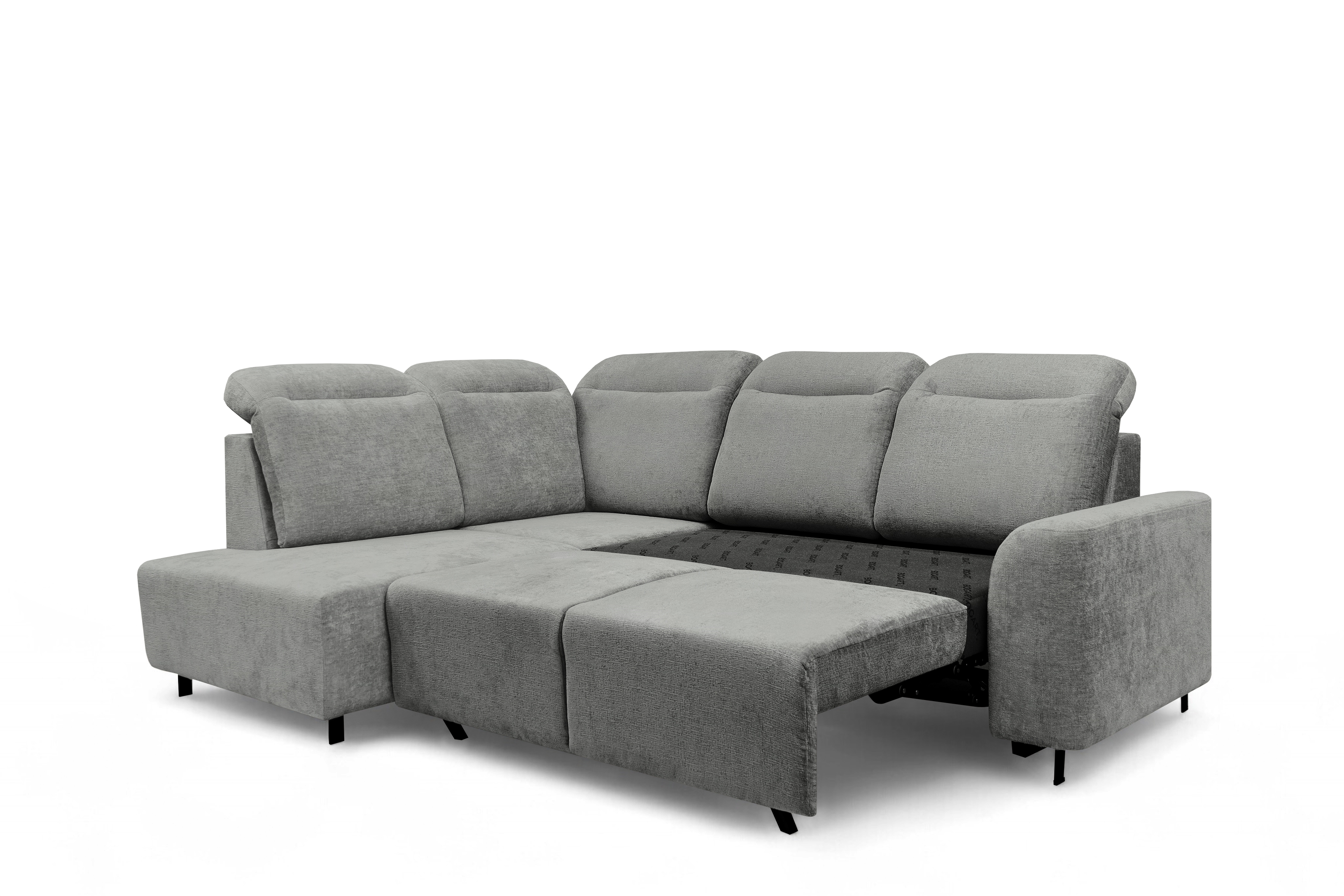 Rohová sedacia súprava Magnis L s funkciou spania ľavá - sivý šenil Perfect Harmony 85 Rohová sedacia súprava Magnis L s funkciou spánku Ľavá strana - šedý šenil Perfect harmony 85