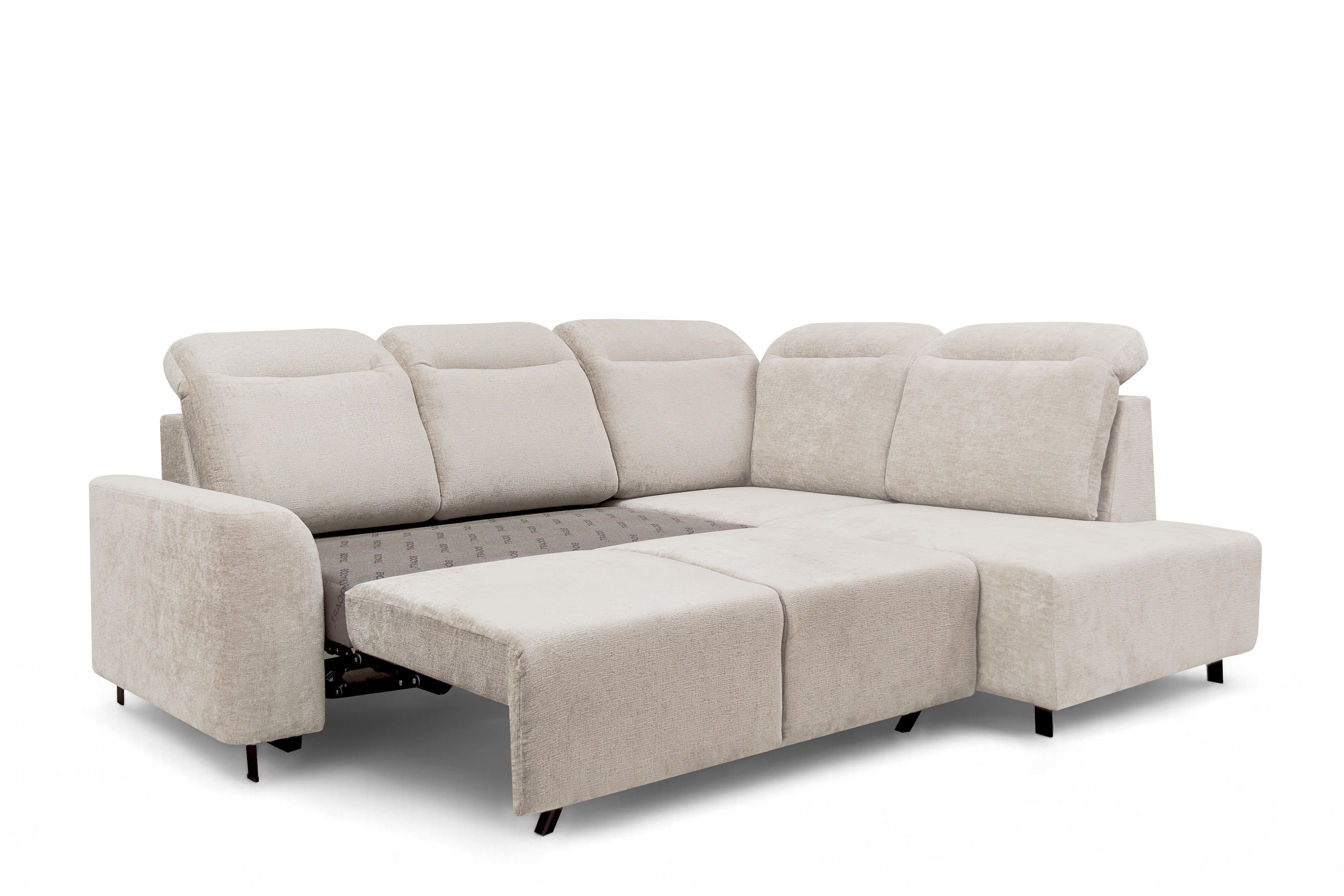 Rohová sedacia súprava Magnis L s funkciou spania pravá - béžový šenil Perfect Harmony 07 Rohová sedacia súprava Magnis L s funkciou spánku pravá strana - béžový šenil Perfect harmony 07