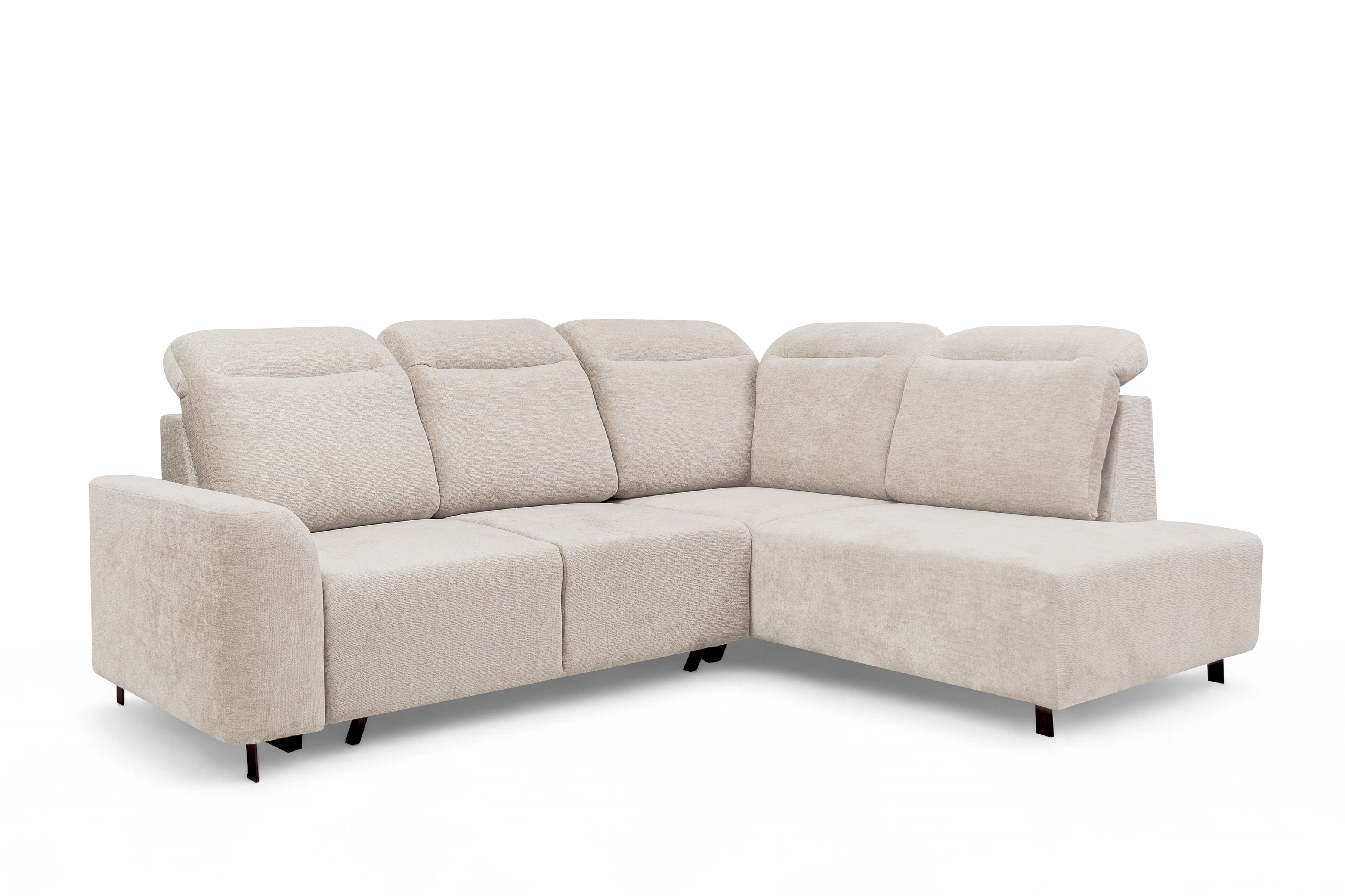 Rohová sedacia súprava Magnis L s funkciou spania pravá - béžový šenil Perfect Harmony 07 Rohová sedacia súprava Magnis L s funkciou spánku pravá strana - béžový šenil Perfect harmony 07