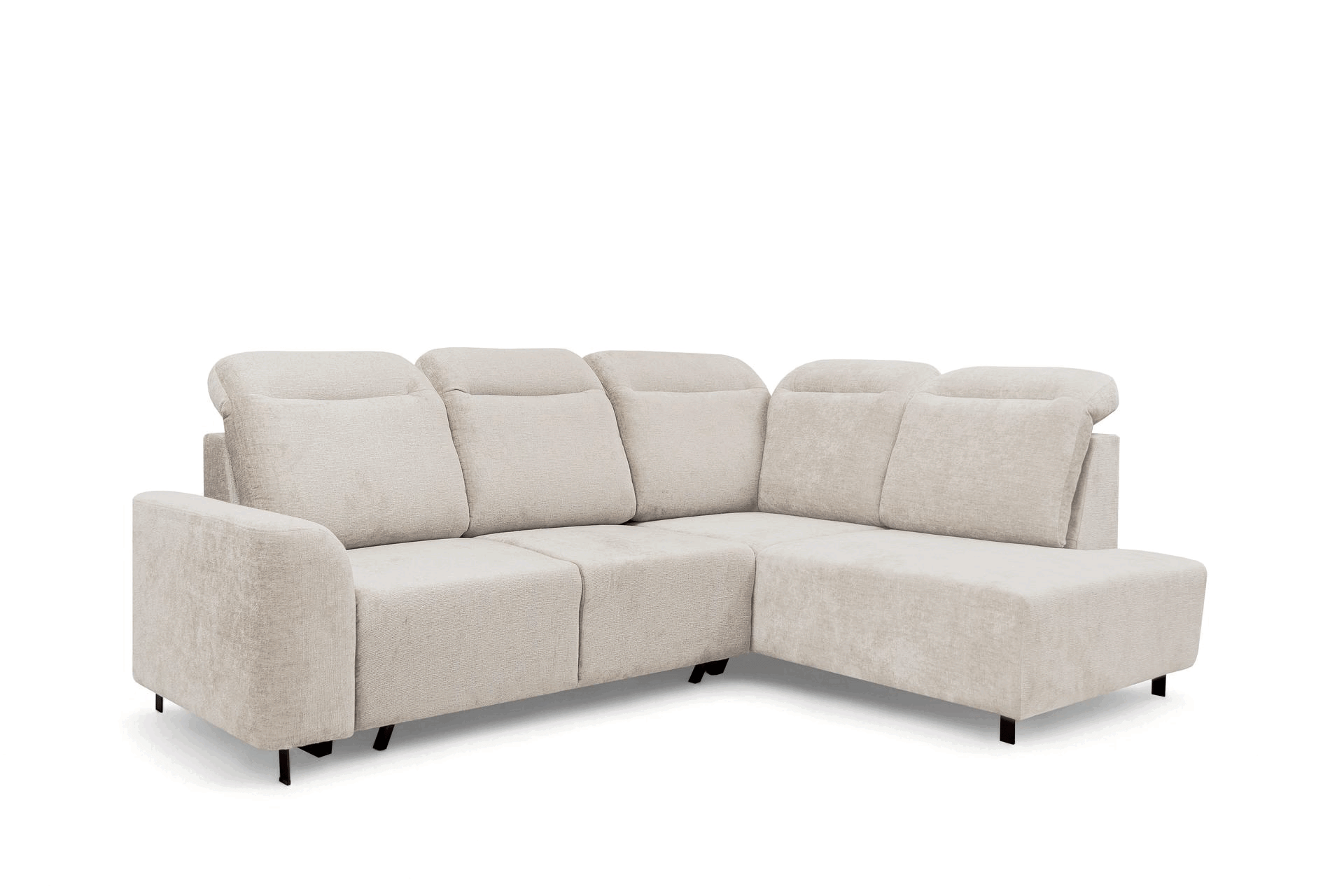 Rohová sedacia súprava Magnis L s funkciou spania pravá - béžový šenil Perfect Harmony 07 Rohová sedacia súprava Magnis L s funkciou spánku pravá strana - béžový šenil Perfect harmony 07