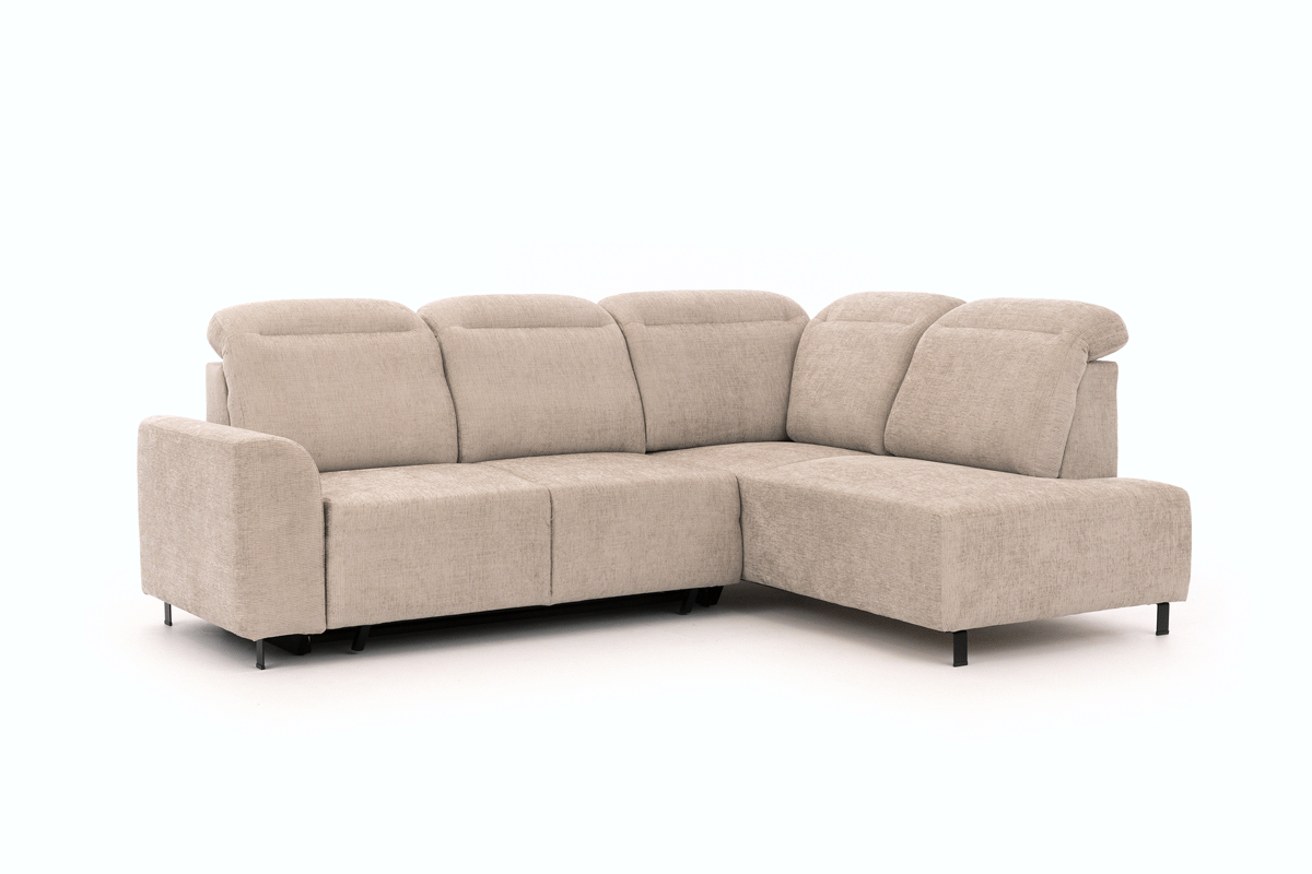 Rohová sedacia súprava Magnis L s funkciou spania pravá - béžový šenil Sierra 744 - Koncovka Série Rohová sedacia súprava Magnis L s funkciou spánku pravá strana - béžový šenil Sierra 744 - Koncovka Série