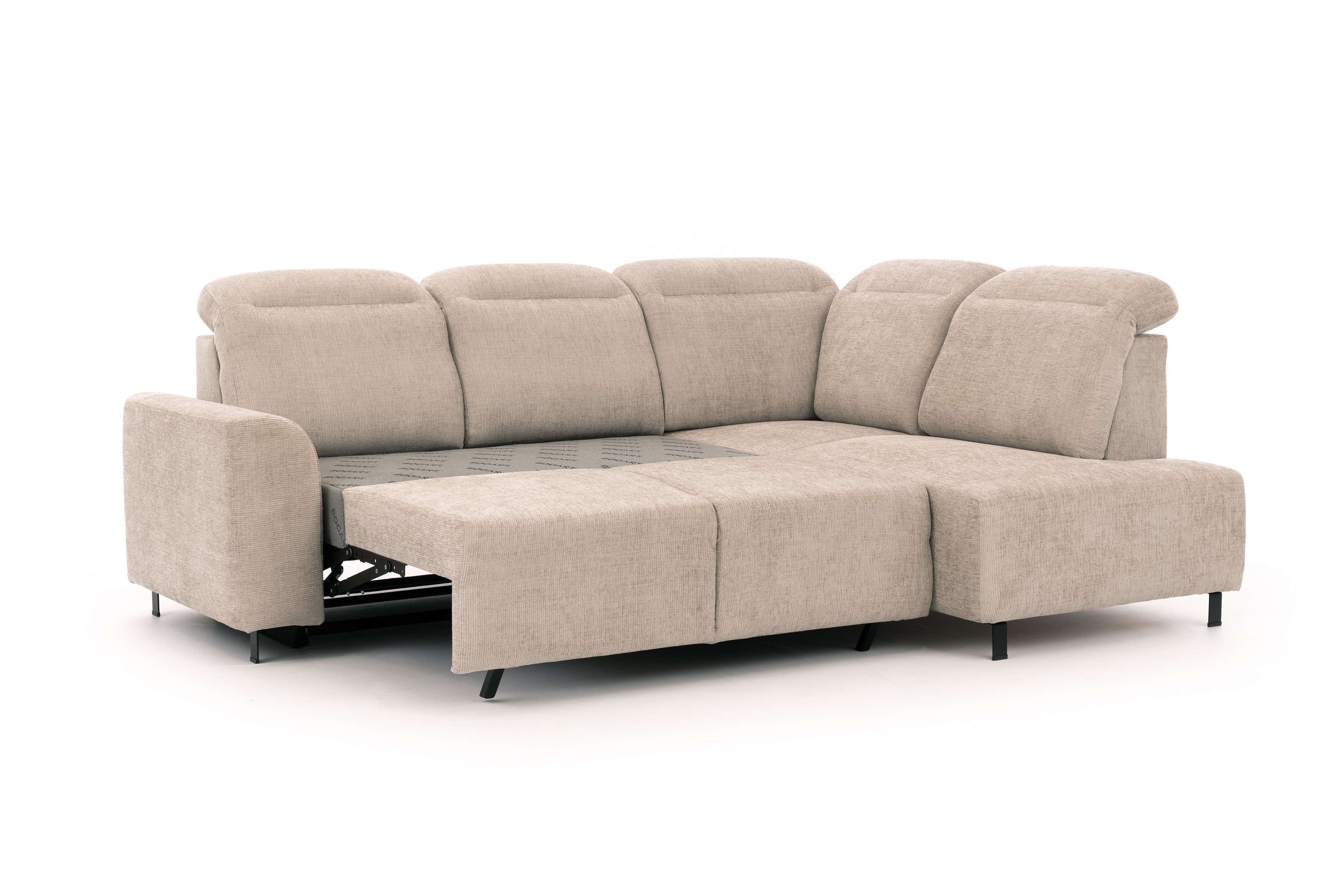 Rohová sedacia súprava Magnis L s funkciou spania pravá - béžový šenil Sierra 744 - Koncovka Série Rohová sedacia súprava Magnis L s funkciou spánku pravá strana - béžový šenil Sierra 744 - Koncovka Série