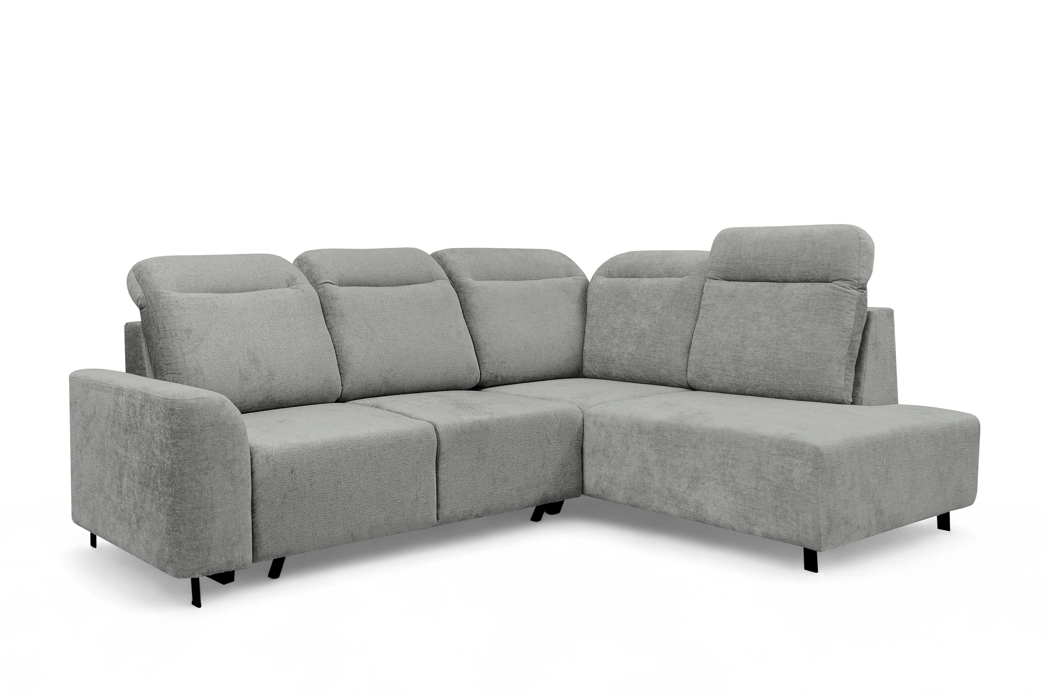 Rohová sedacia súprava Magnis L s funkciou spania pravá - sivý šenil Perfect Harmony 85 Rohová sedacia súprava Magnis L s funkciou spánku pravá strana - šedý šenil Perfect harmony 85