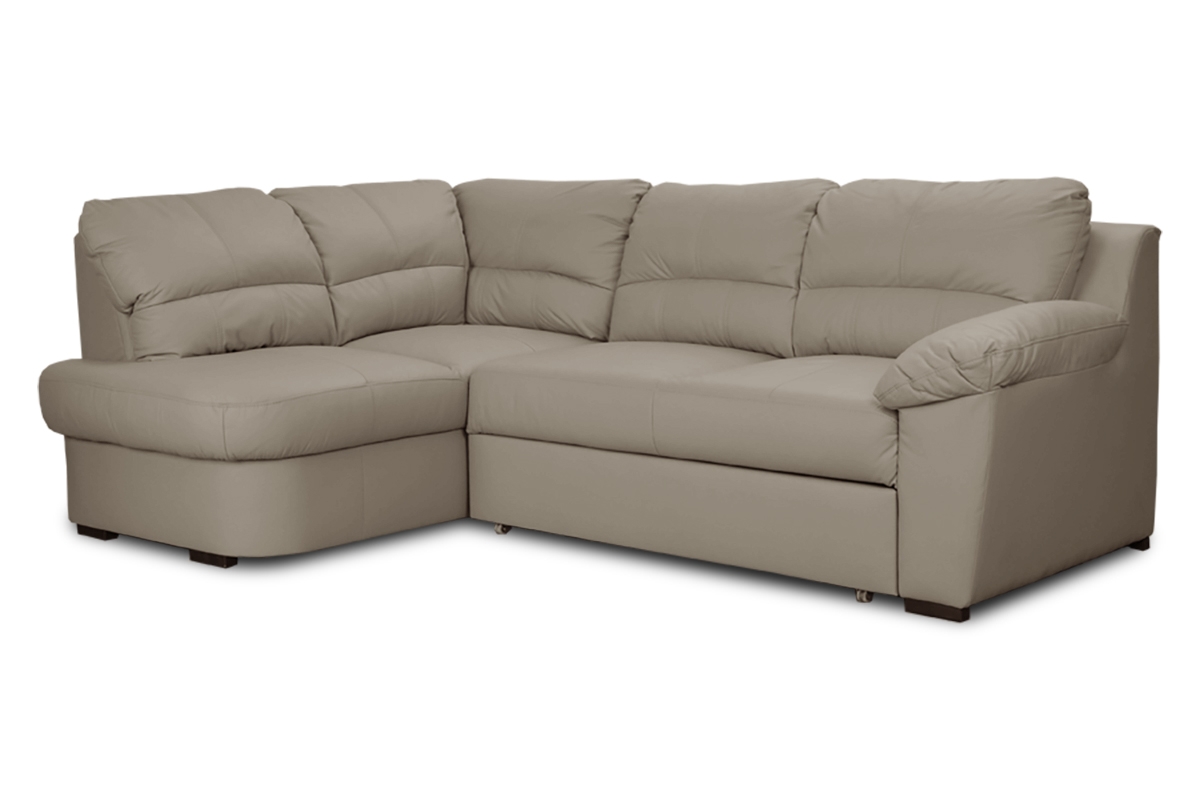 Rohová sedacia súprava Danilo/Vaco - Koža Rohová sedacia súprava šedý 