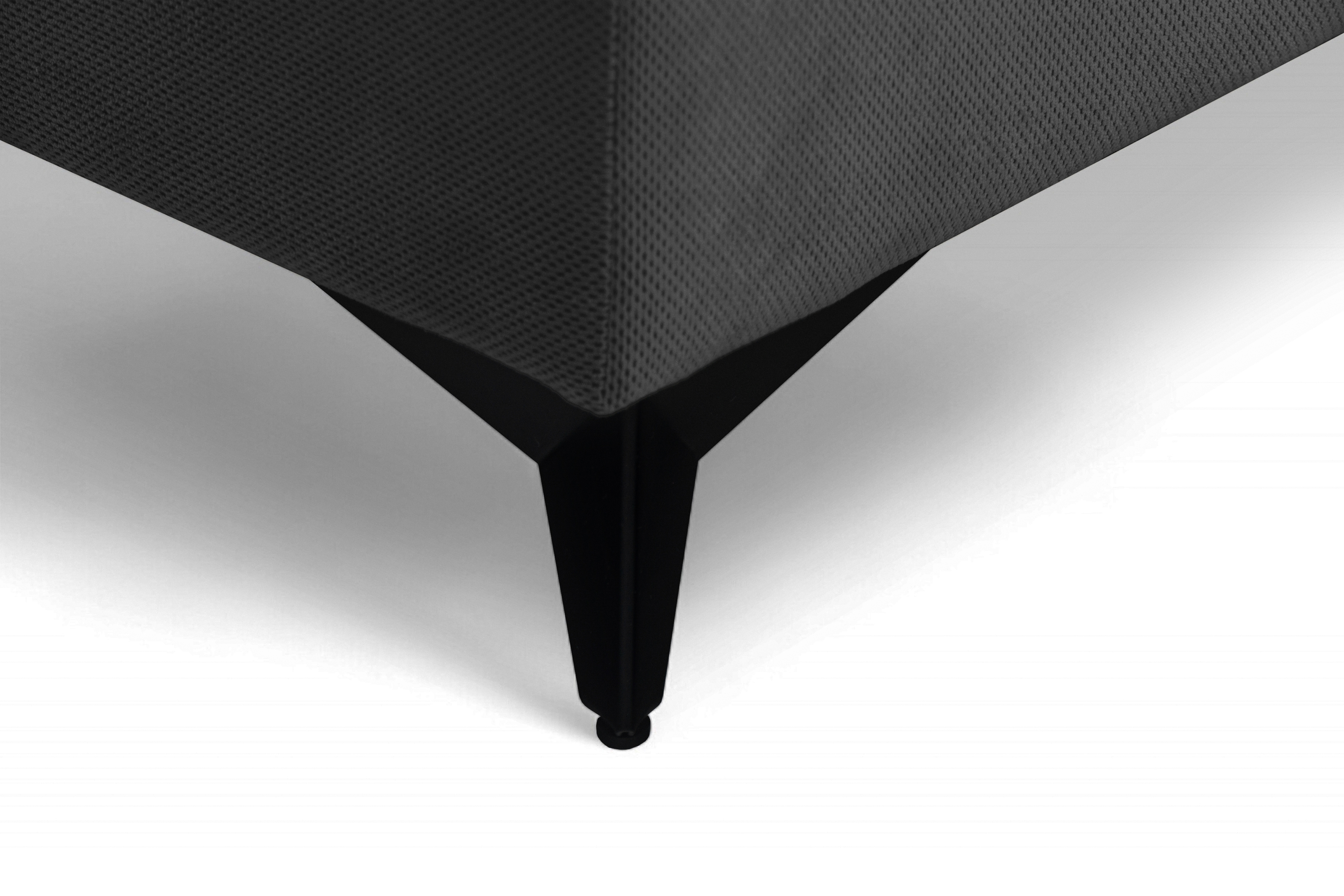 Rozkladacia rohová sedacia súprava Monrose Mini ľavá - grafitový plyš Pretty 21 Rohová sedacia súprava Monrose L II s funkciou spánku Ľavá strana - Grafitový plusz Pretty 21 