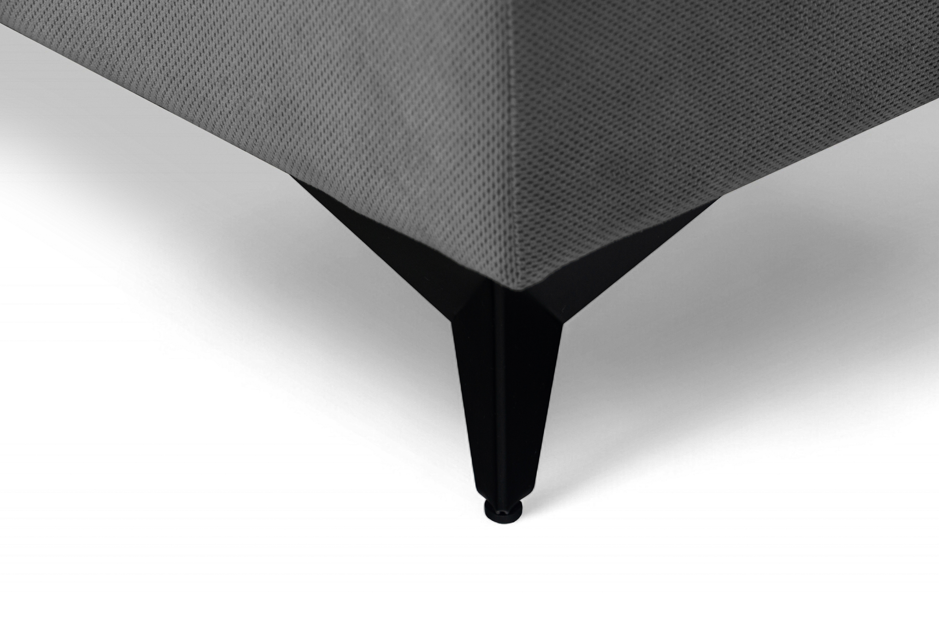 Rozkládací rohová sedací souprava Monrose Mini pravá - šedá Pretty 17 Rohová sedací souprava Monrose L II rozkládací pravá - šedá plusz Pretty 17