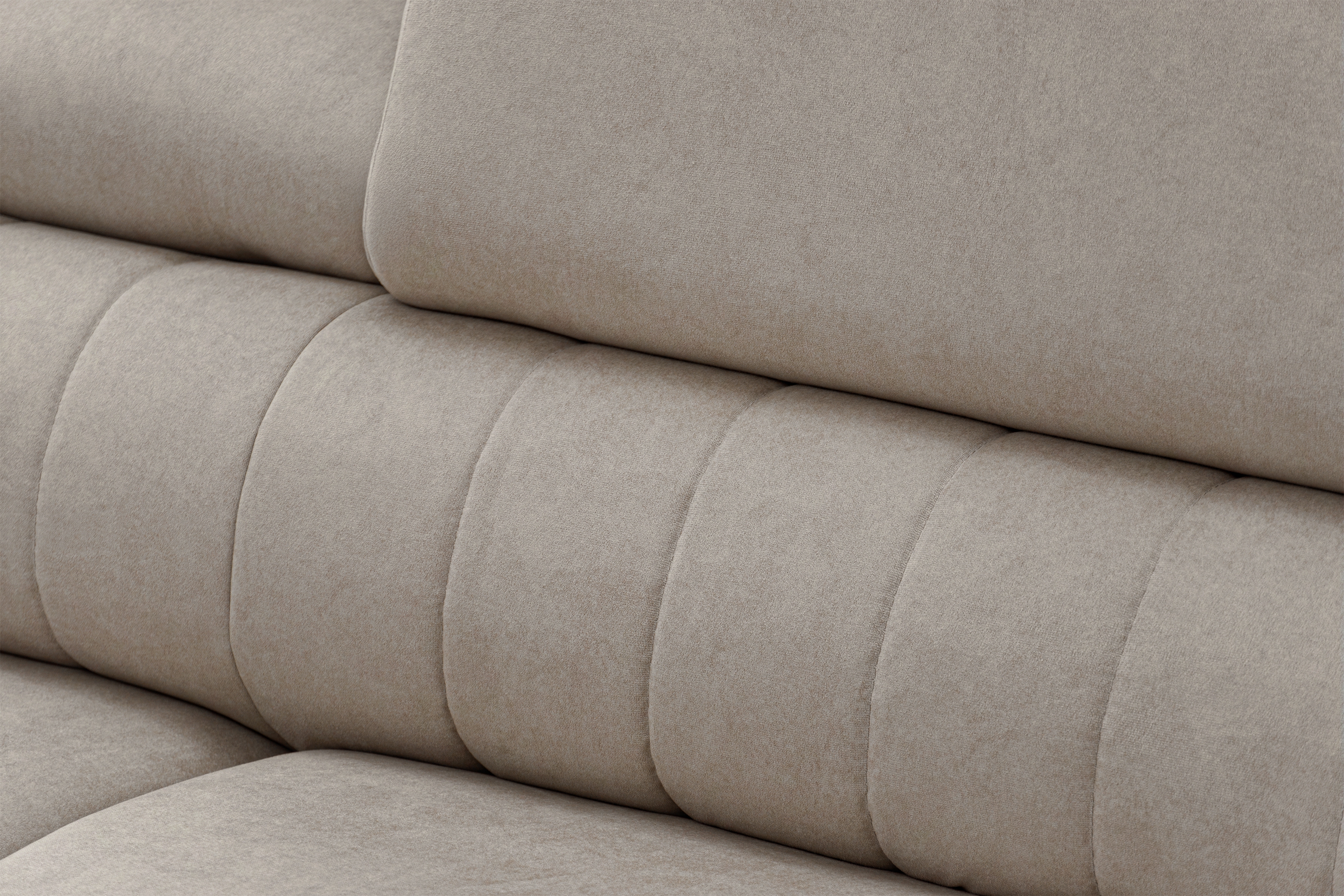 Rohová sedacia súprava Monrose L s funkciou spánku pravá strana - béžový zamat ľahkočistiaci Zetta 291 Rohová sedacia súprava Monrose L s funkciou spánku pravá strana - béžový zamat ľahkočistiaci Zetta 291