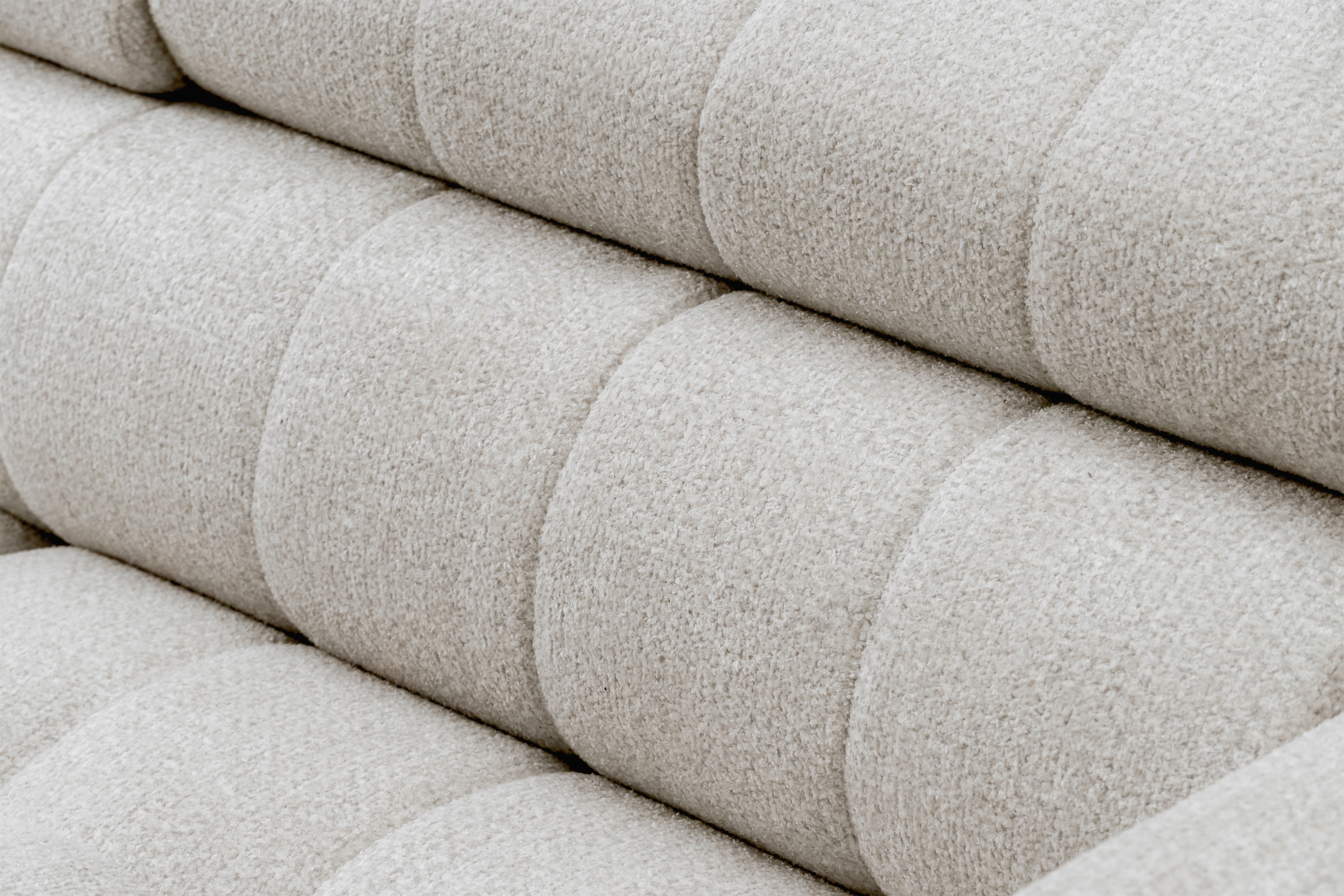 Rozkládací rohová sedací souprava Nardo L levá - béžová Taro 04 Rohová sedací souprava Nardo L rozkládací levá - béžová šenil latwoczyszczacy Taro 04