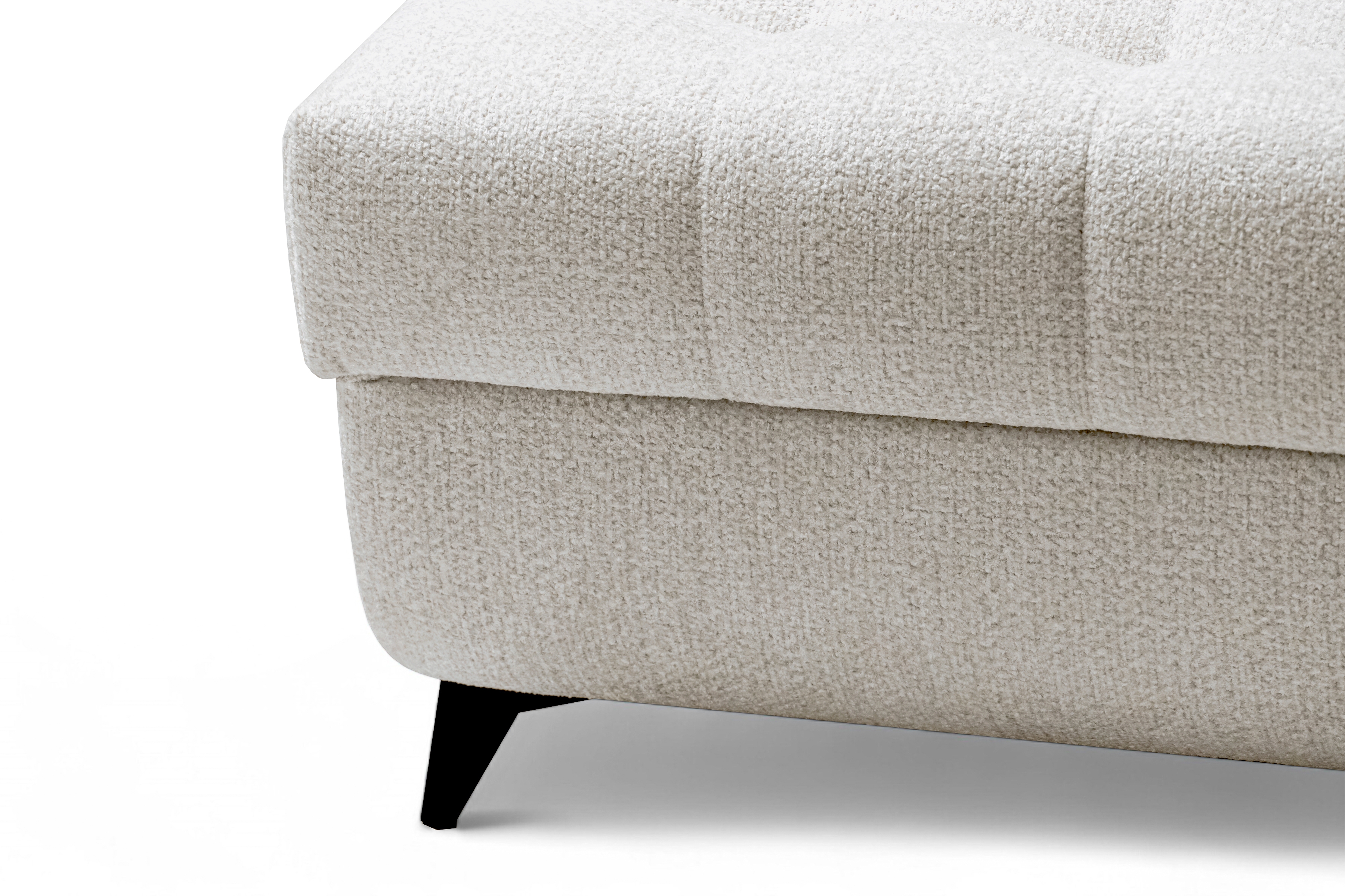 Rozkládací rohová sedací souprava Nardo L levá - béžová Taro 04 Rohová sedací souprava Nardo L rozkládací levá - béžová šenil latwoczyszczacy Taro 04