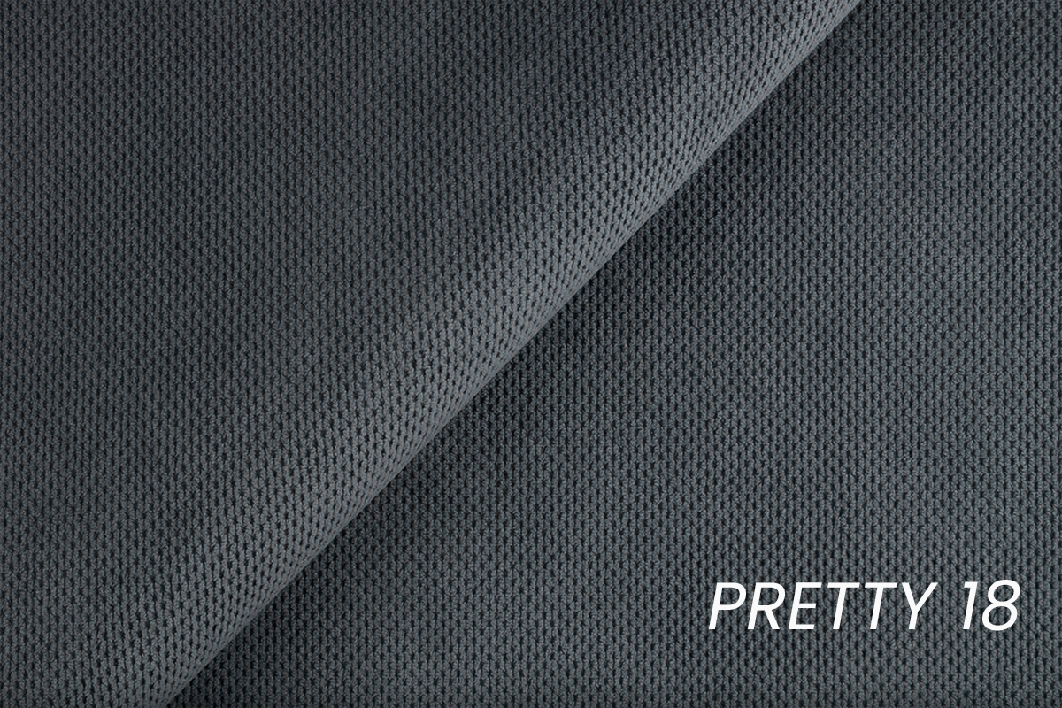 Rohová pohovka Nardo L s rozkladem levostranná - tmavě šedý plyš Pretty 18 Rohová sedací souprava Nardo L rozkládací levá - tmavě šedá plusz Pretty 18