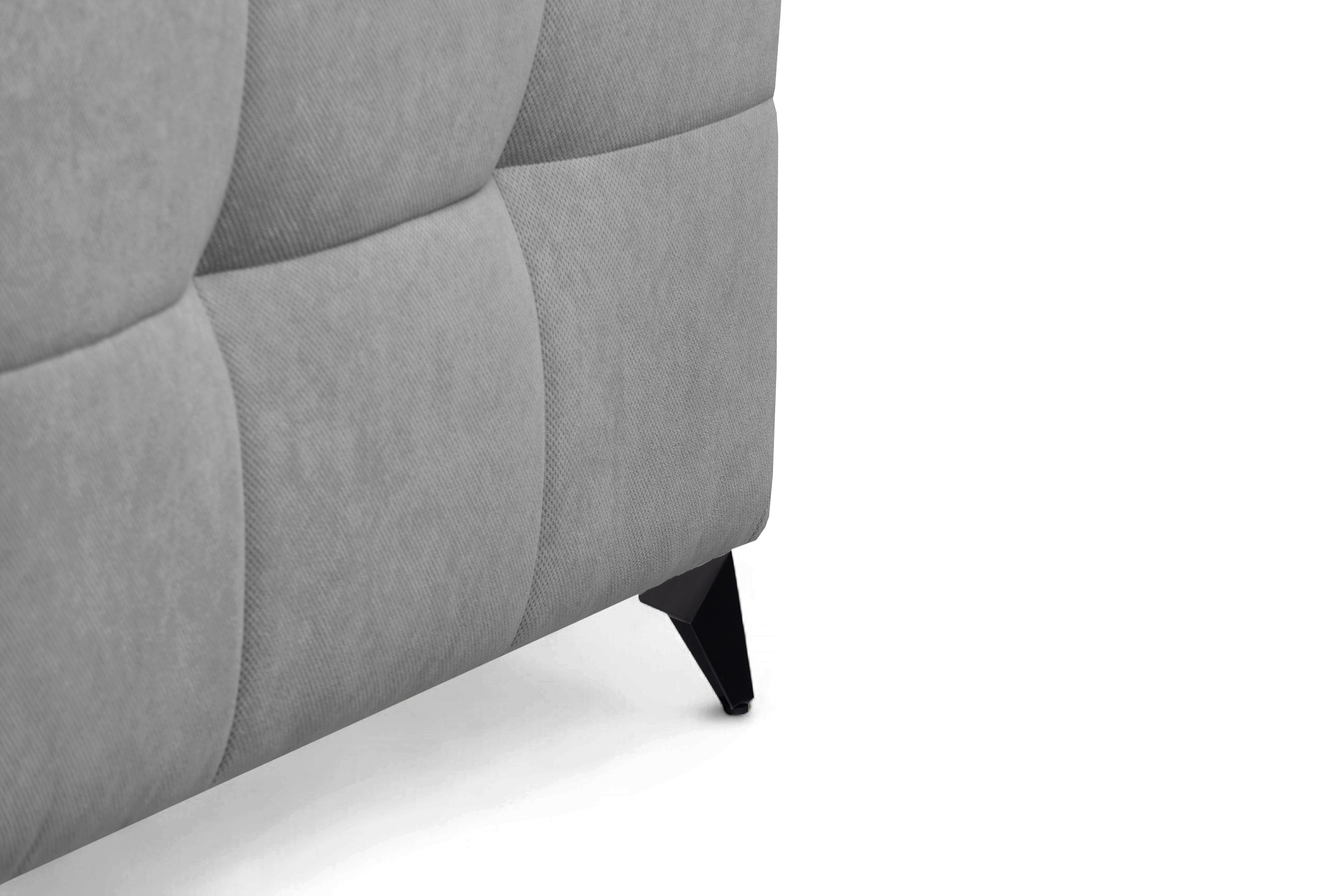 Rozkládací rohová sedací souprava Nardo L levá - šedá Pretty 17 Rohová sedací souprava Nardo L rozkládací levá - šedá plusz Pretty 17 