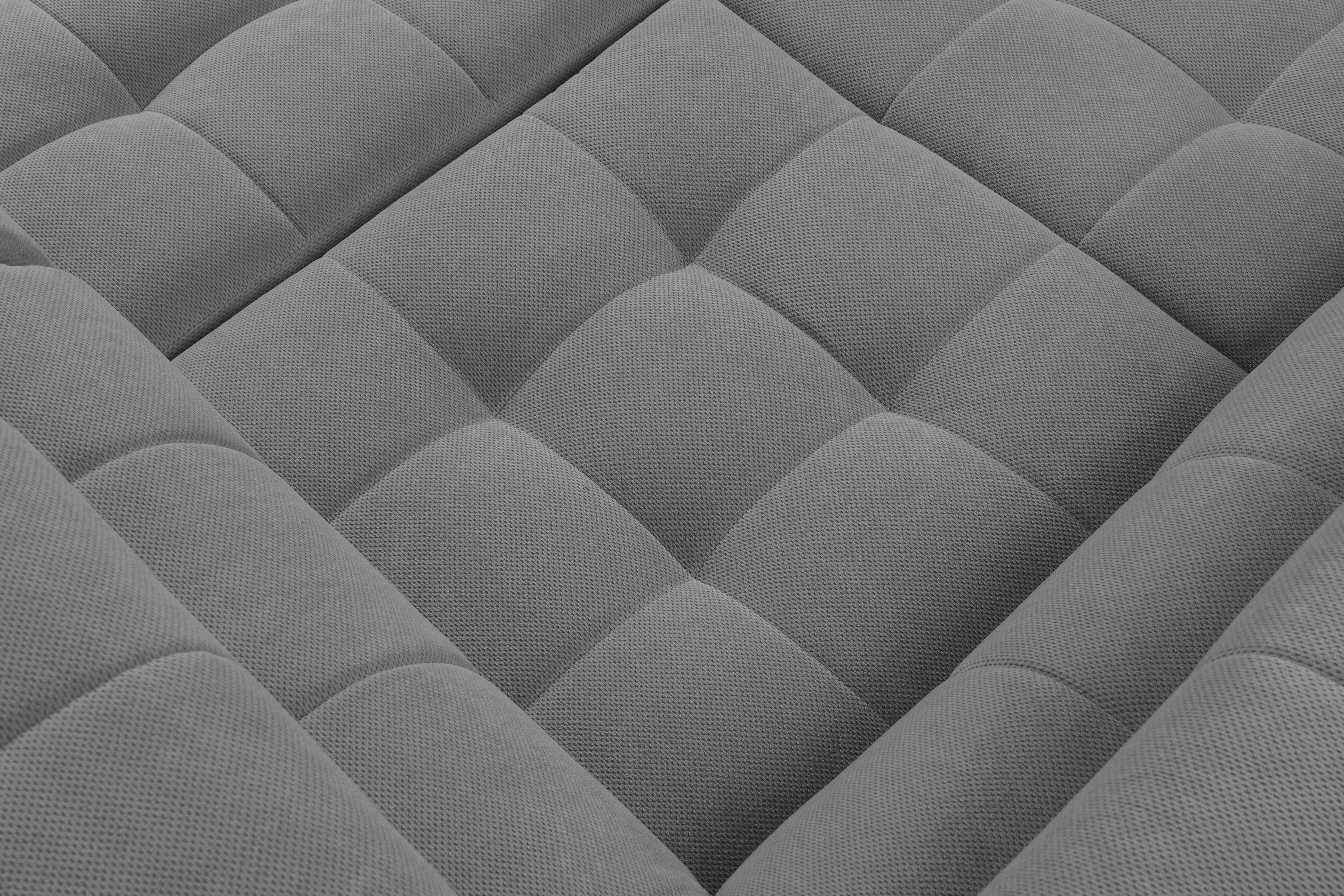 Rozkládací rohová sedací souprava Nardo L levá - šedá Pretty 17 Rohová sedací souprava Nardo L rozkládací levá - šedá plusz Pretty 17 