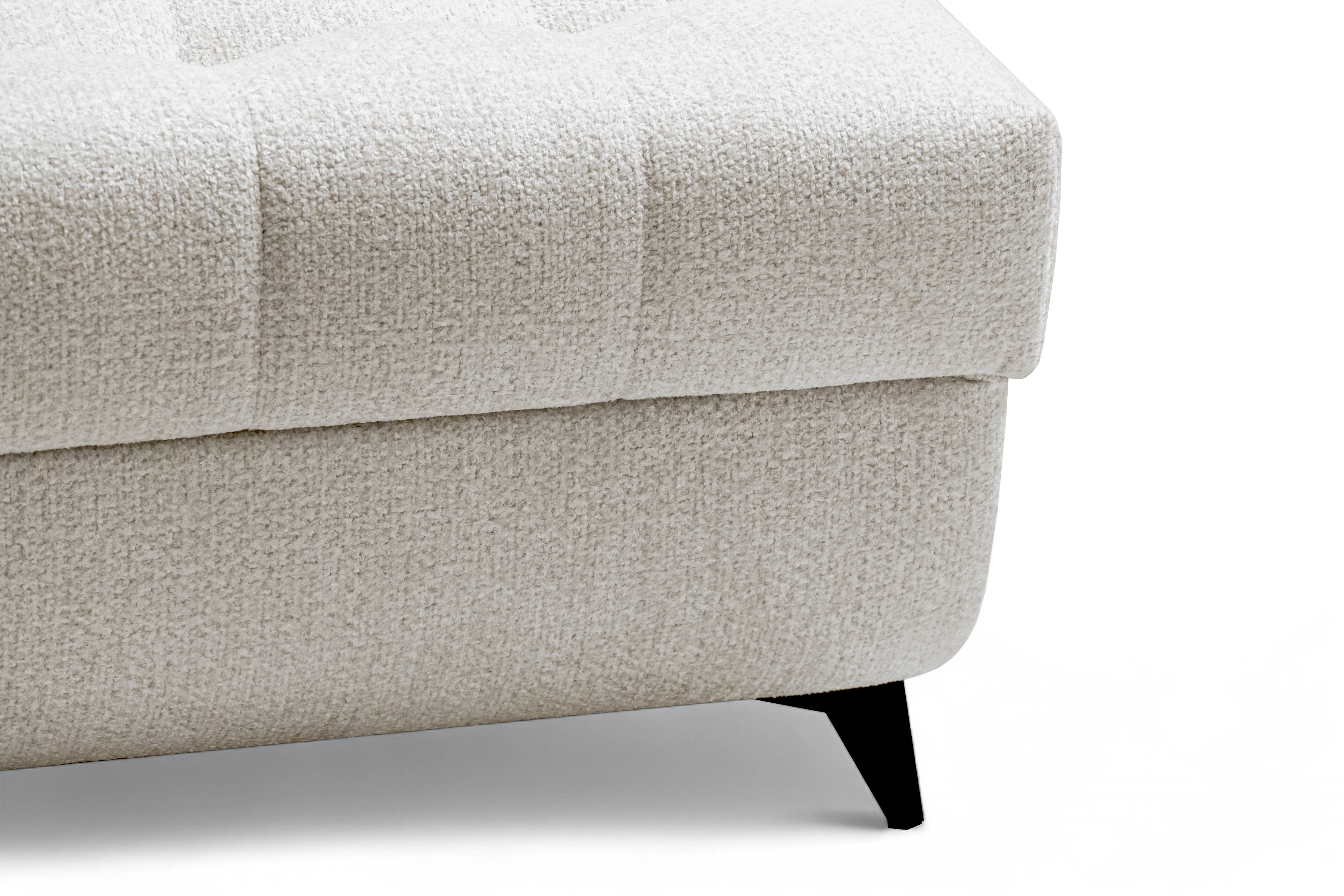 Rozkládací rohová sedací souprava Nardo L pravá - béžová Taro 04 Rohová sedací souprava Nardo L rozkládací pravá - béžová šenil latwoczyszczacy Taro 04 