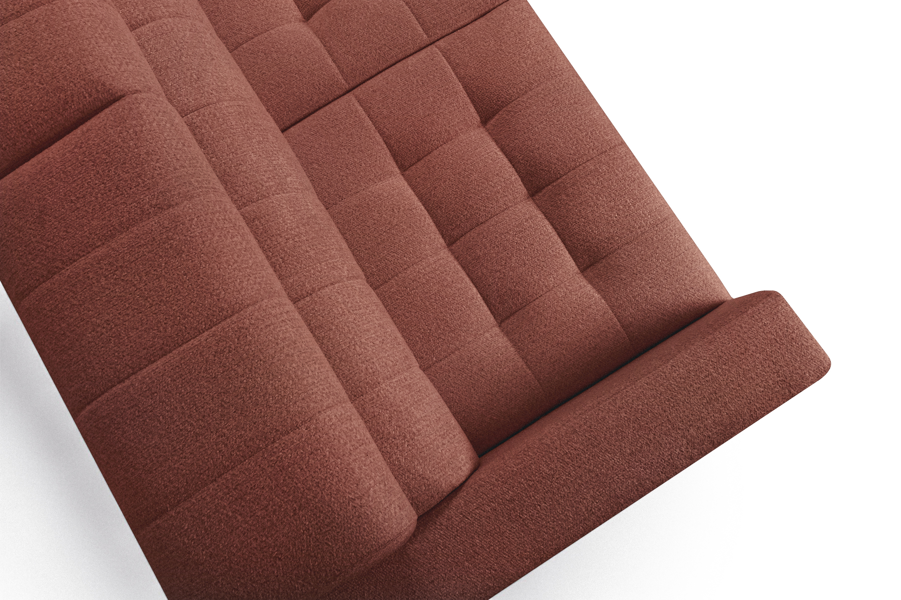 Rozkládací rohová sedací souprava Nardo L pravá - hnědá Taro 57 Rohová sedací souprava Nardo L rozkládací pravá - hnědá šenil latwoczyszczacy Taro 57