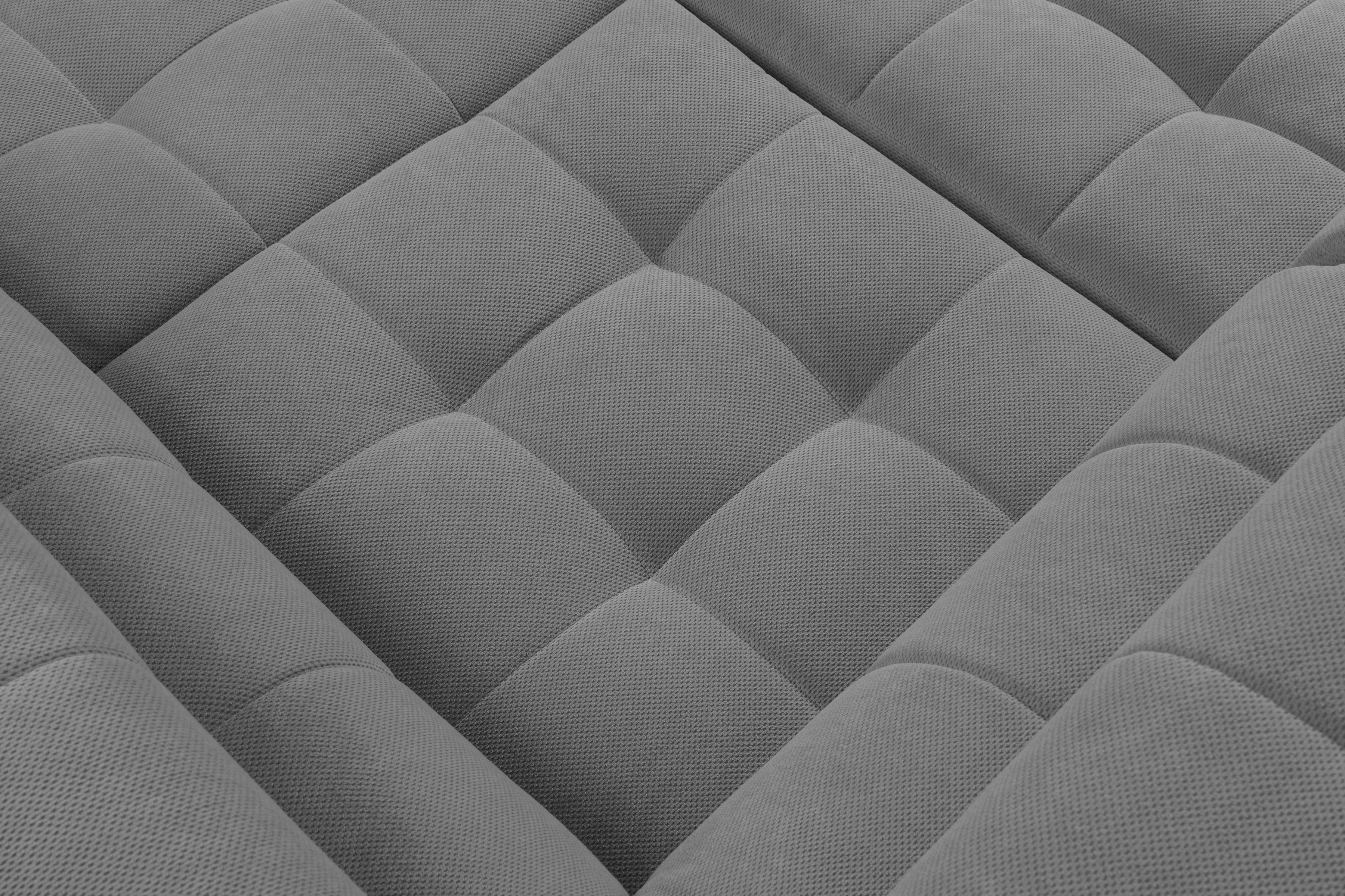 Rozkládací rohová sedací souprava Nardo L pravá - šedá Pretty 17 Rohová sedací souprava Nardo L rozkládací pravá - šedá plusz Pretty 17