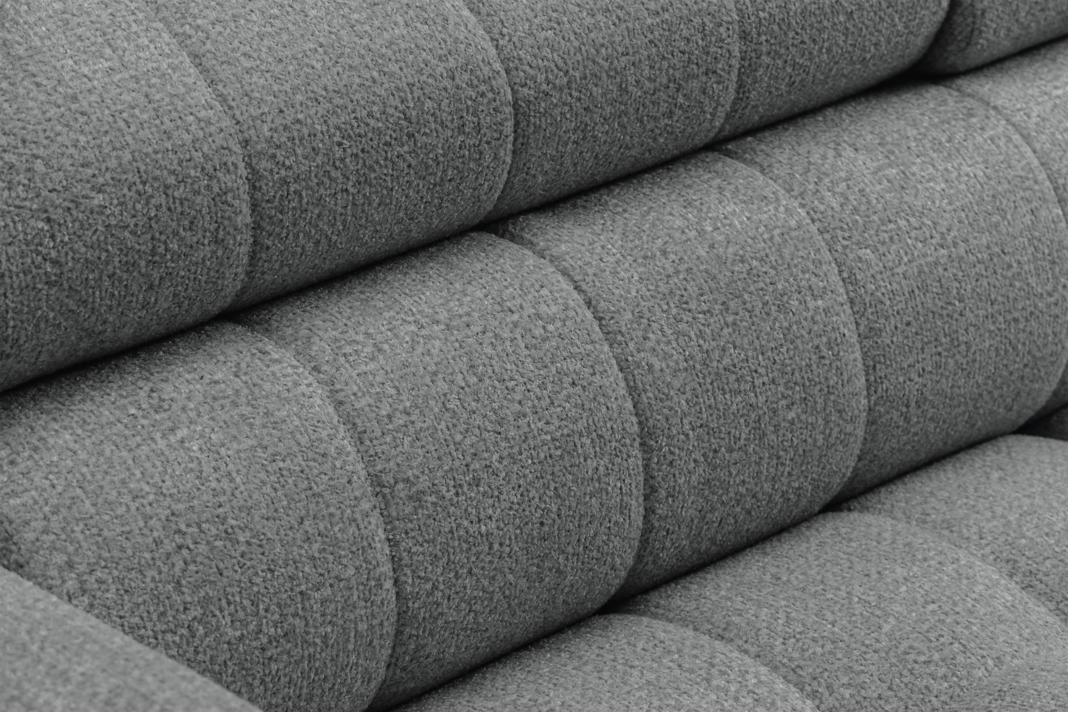 Rozkládací rohová sedací souprava Nardo L pravá - šedá Taro 97 Rohová sedací souprava Nardo L rozkládací pravá - šedá šenil latwoczyszczacy Taro 97 