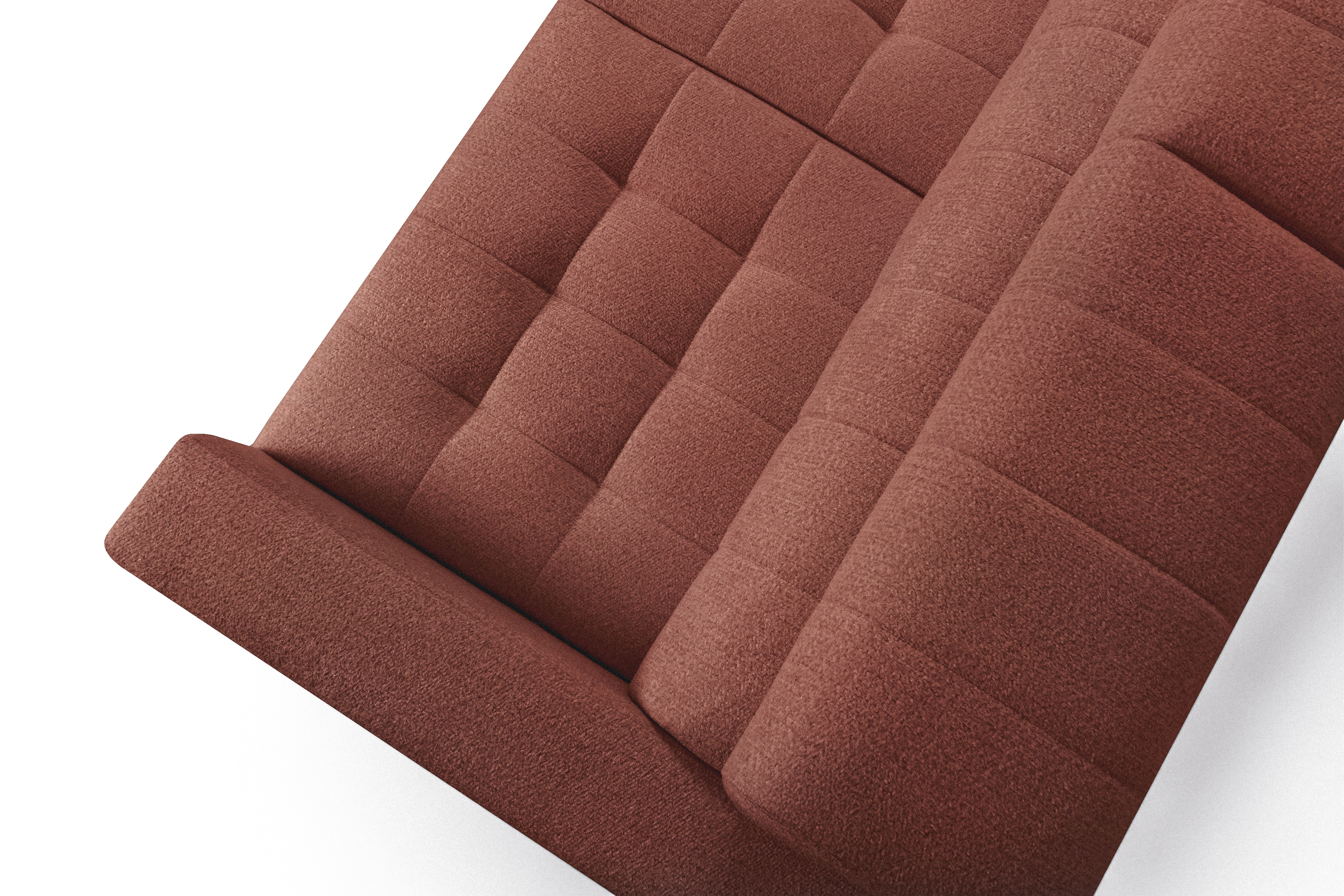 Rozkládací rohová sedací souprava Nardo Maxi levá - hnědá Taro 57 Rohová sedací souprava Nardo Maxi rozkládací levá - hnědá šenil latwoczyszczacy Taro 57