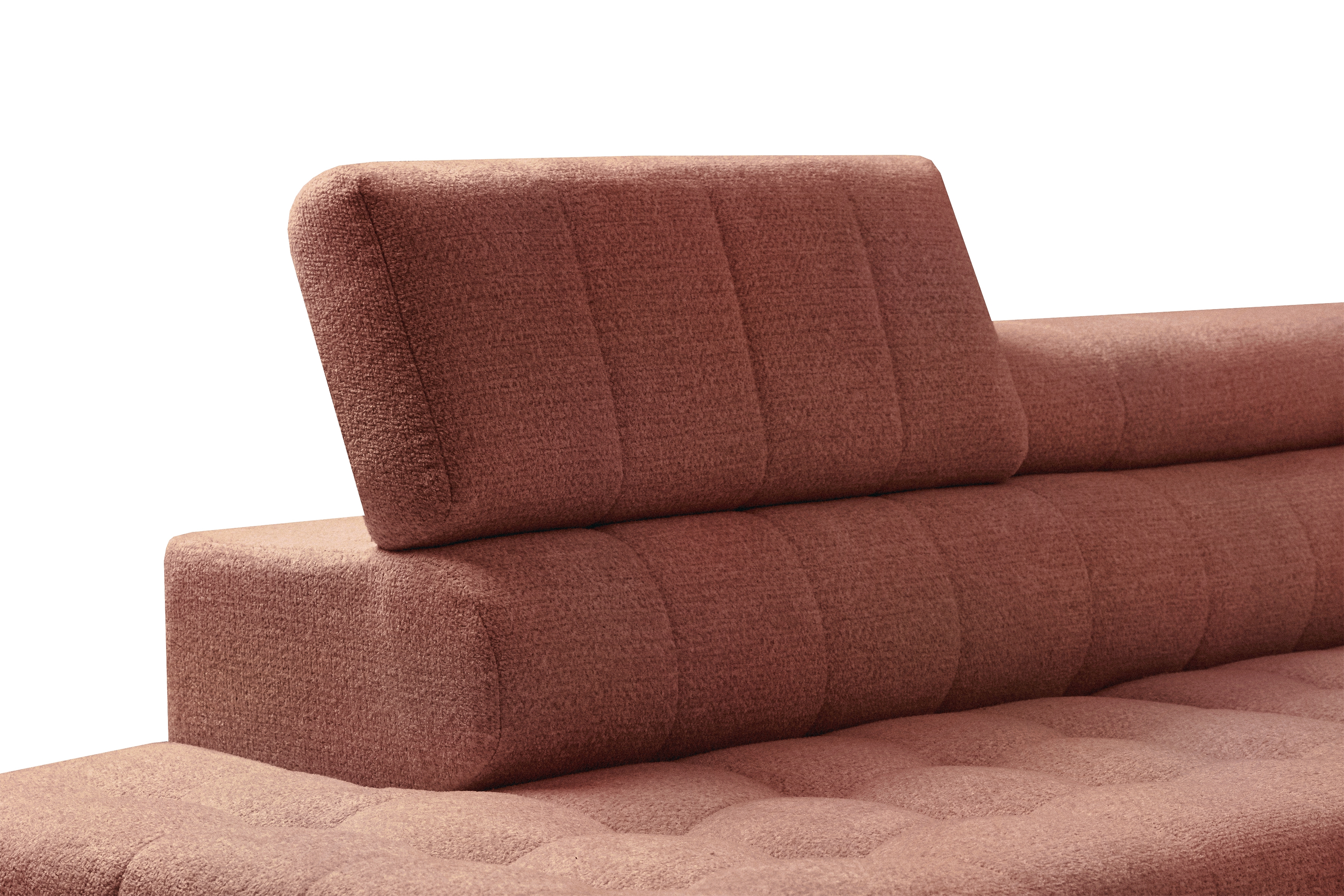 Rozkládací rohová sedací souprava Nardo Maxi levá - hnědá Taro 57 Rohová sedací souprava Nardo Maxi rozkládací levá - hnědá šenil latwoczyszczacy Taro 57