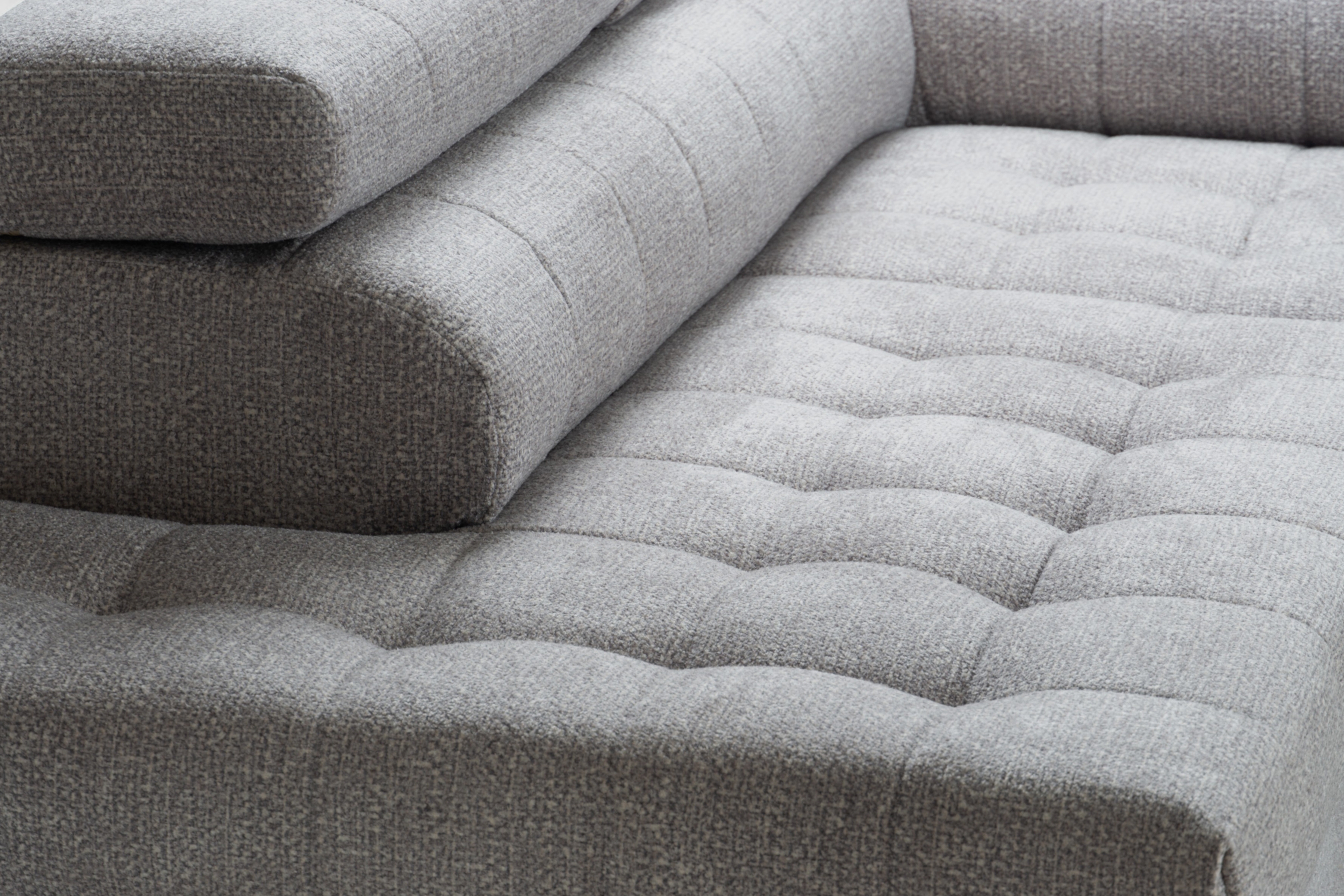 Rozkládací rohová sedací souprava Nardo Maxi levá - šedá Taro 11 Rohová sedací souprava Nardo Maxi rozkládací levá - šedá šenil latwoczyszczacy Taro 11