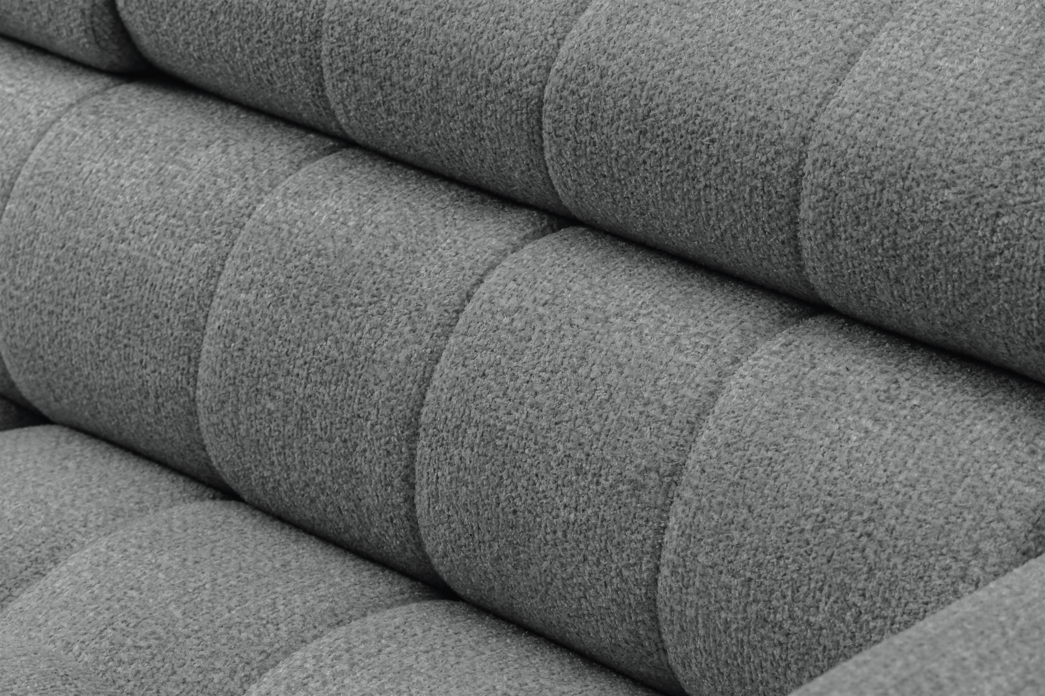 Rozkládací rohová sedací souprava Nardo Maxi levá - šedá Taro 97 Rohová sedací souprava Nardo Maxi rozkládací levá - šedá šenil latwoczyszczacy Taro 97 