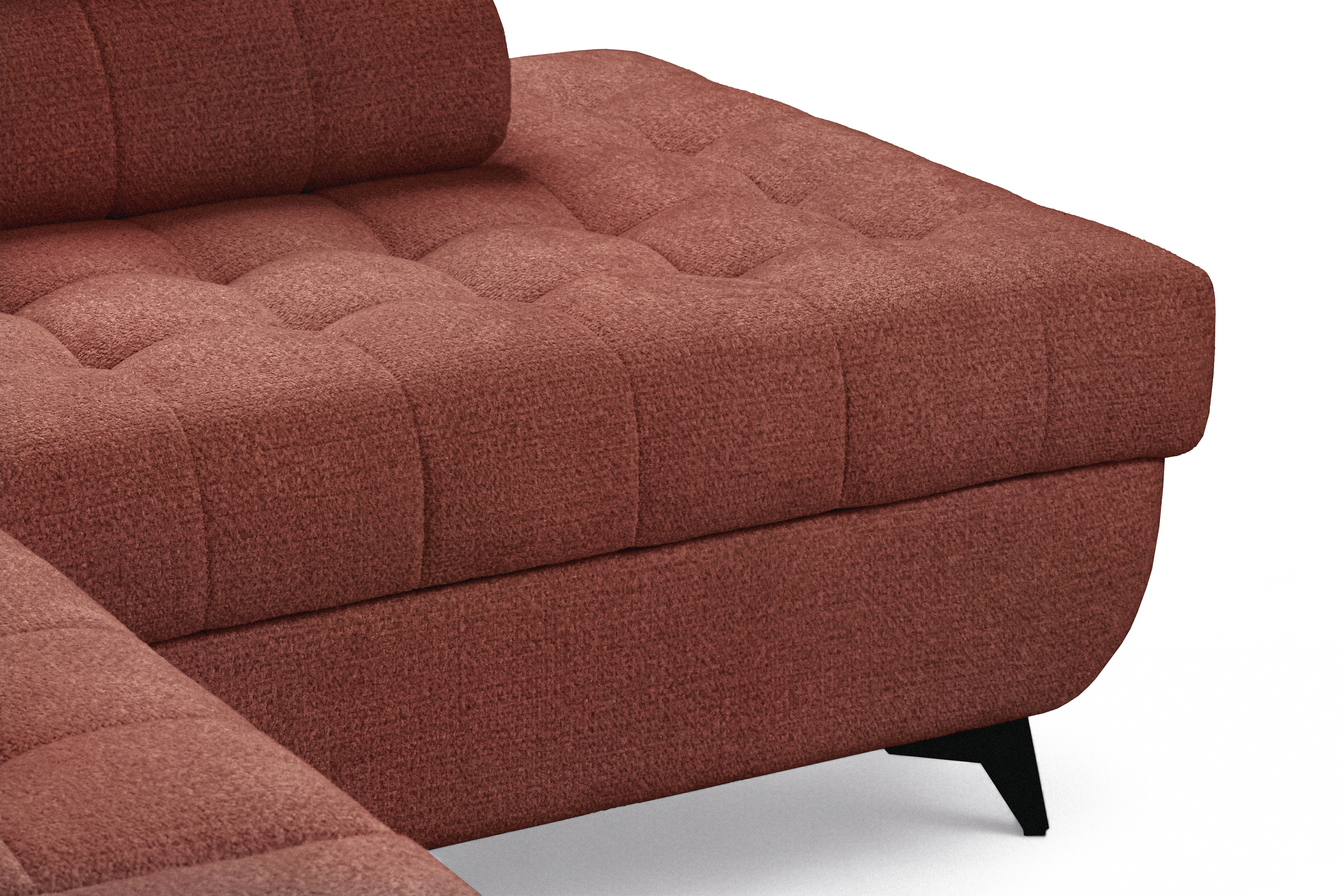 Rozkládací rohová sedací souprava Nardo Maxi pravá - hnědá Taro 57 Rohová sedací souprava Nardo Maxi rozkládací pravá - hnědá šenil latwoczyszczacy Taro 57 