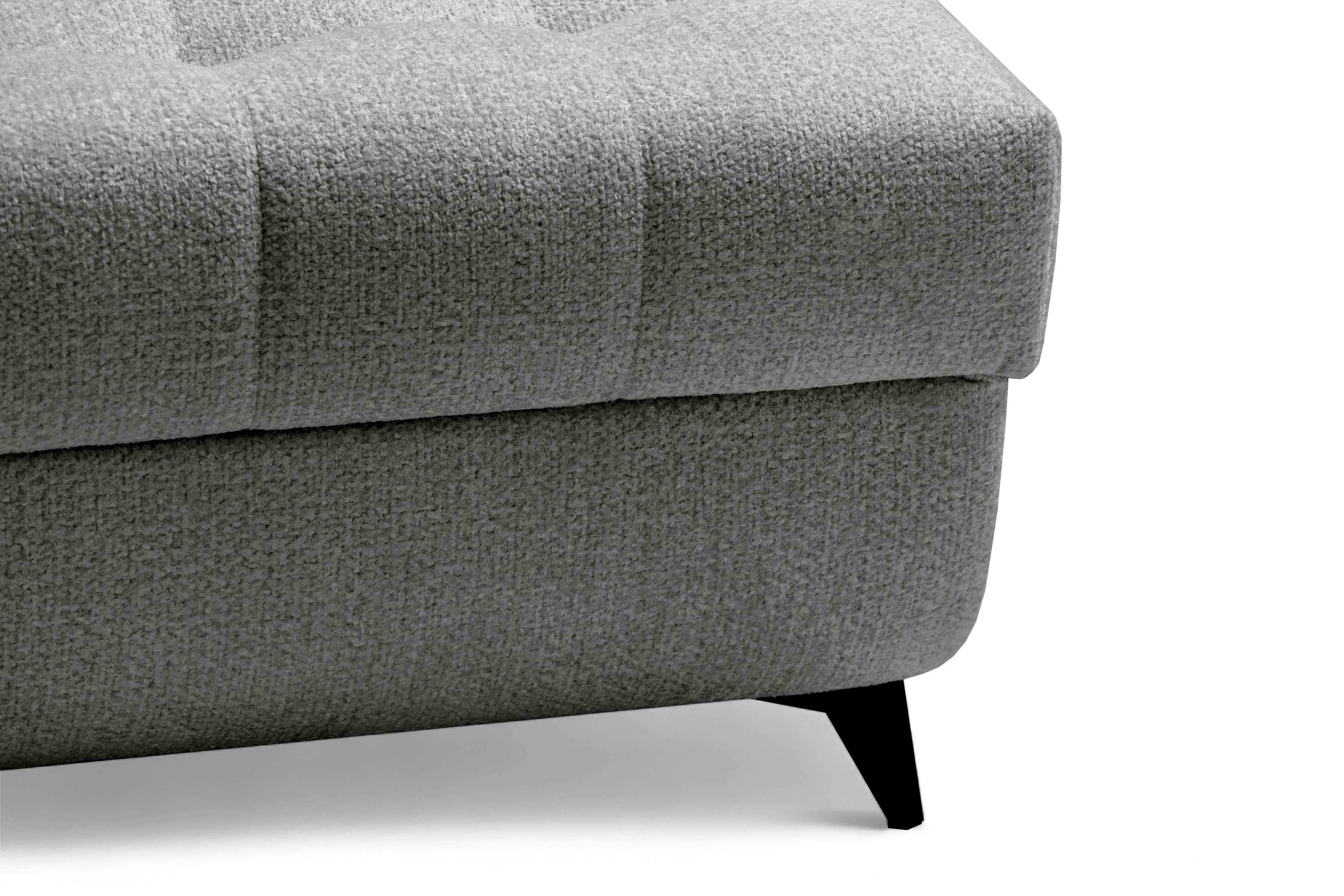 Rozkládací rohová sedací souprava Nardo Maxi pravá - šedá Taro 97 Rohová sedací souprava Nardo Maxi rozkládací pravá - šedá šenil latwoczyszczacy Taro 97 