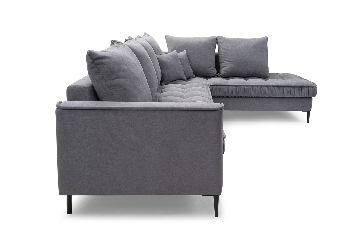 Rohová sedací souprava Lena - prošívaná Pravostranná rohová sedací souprava 