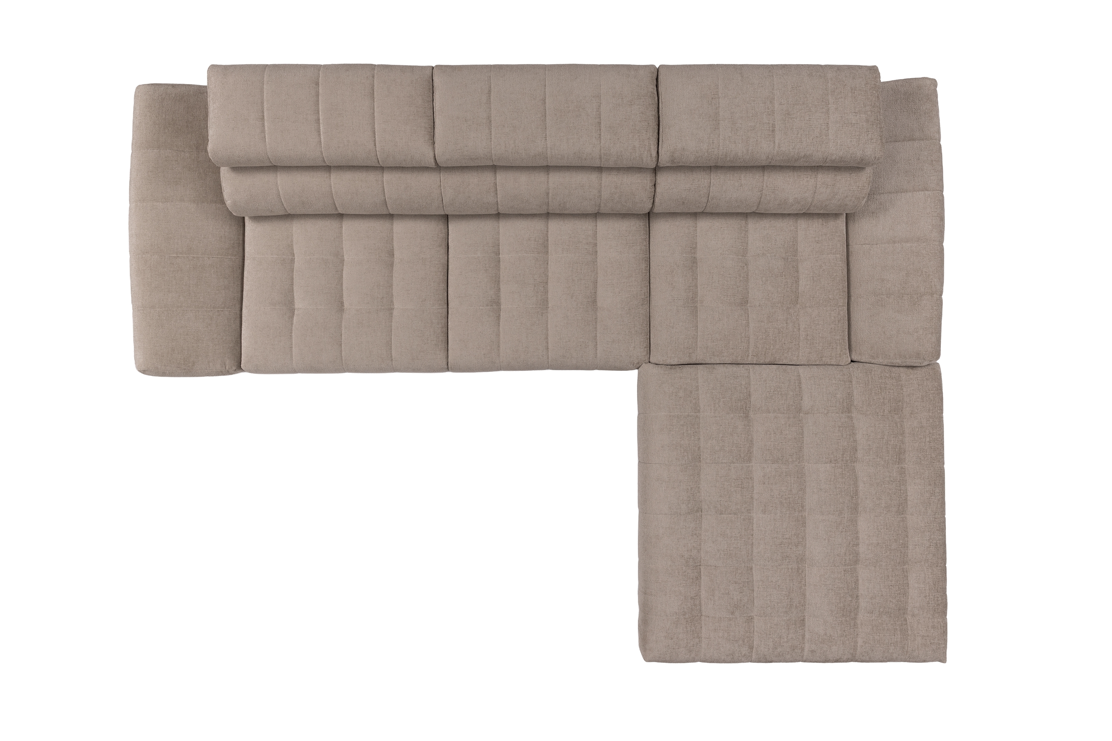 Rohová sedacia súprava Valoris Mini pravá s funkciou spania - béžový šenil Perfect Harmony 07 Rohová sedacia súprava pravá strana s funkciou spánku Valoris Mini - béžový šenil Perfect harmony 07