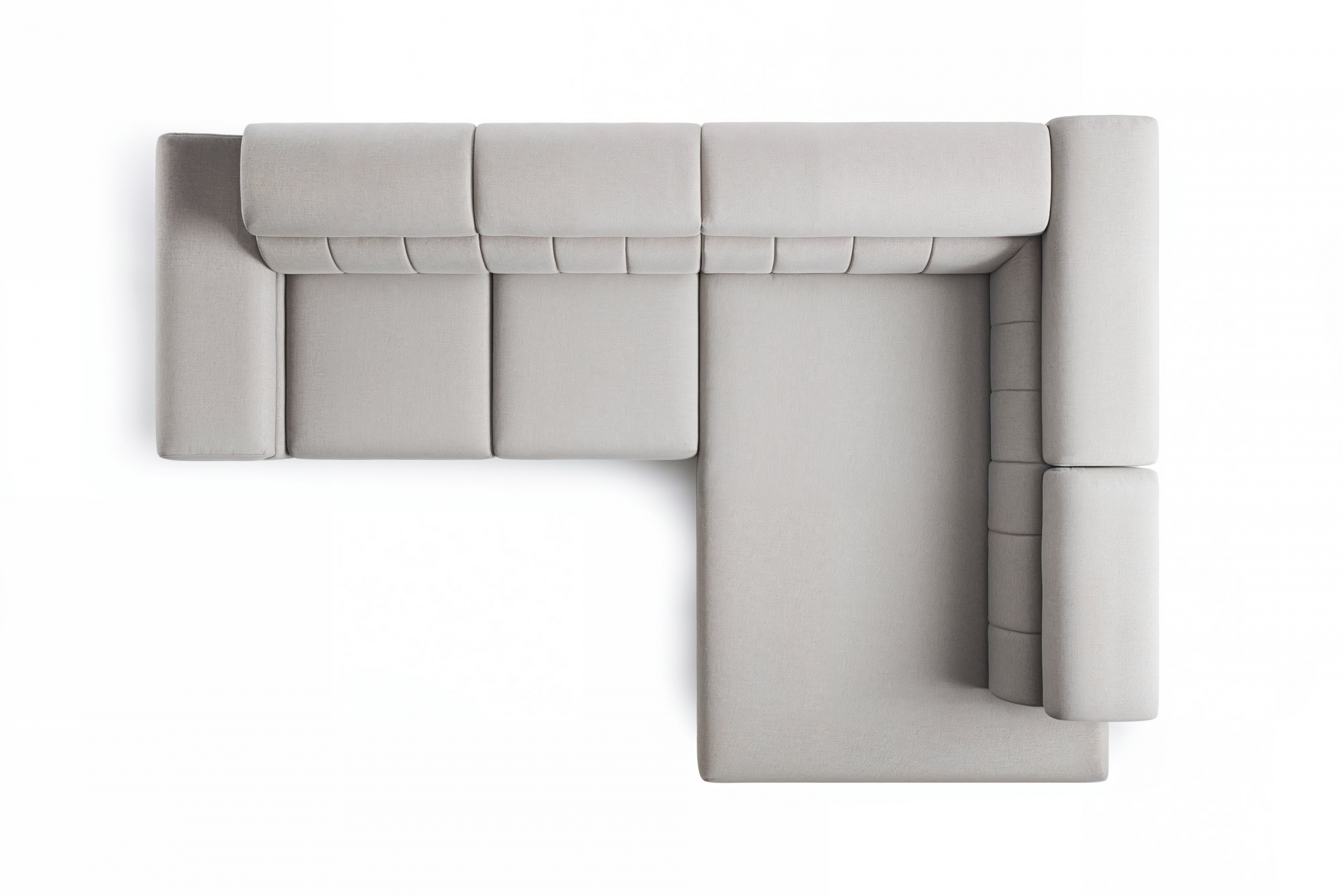 Rohová sedací souprava Taloria L pravá - béžová látka Maya 01 / zlaté nožky Rohová sedací souprava pravá Taloria L - Maya 01, Nohy zlaté