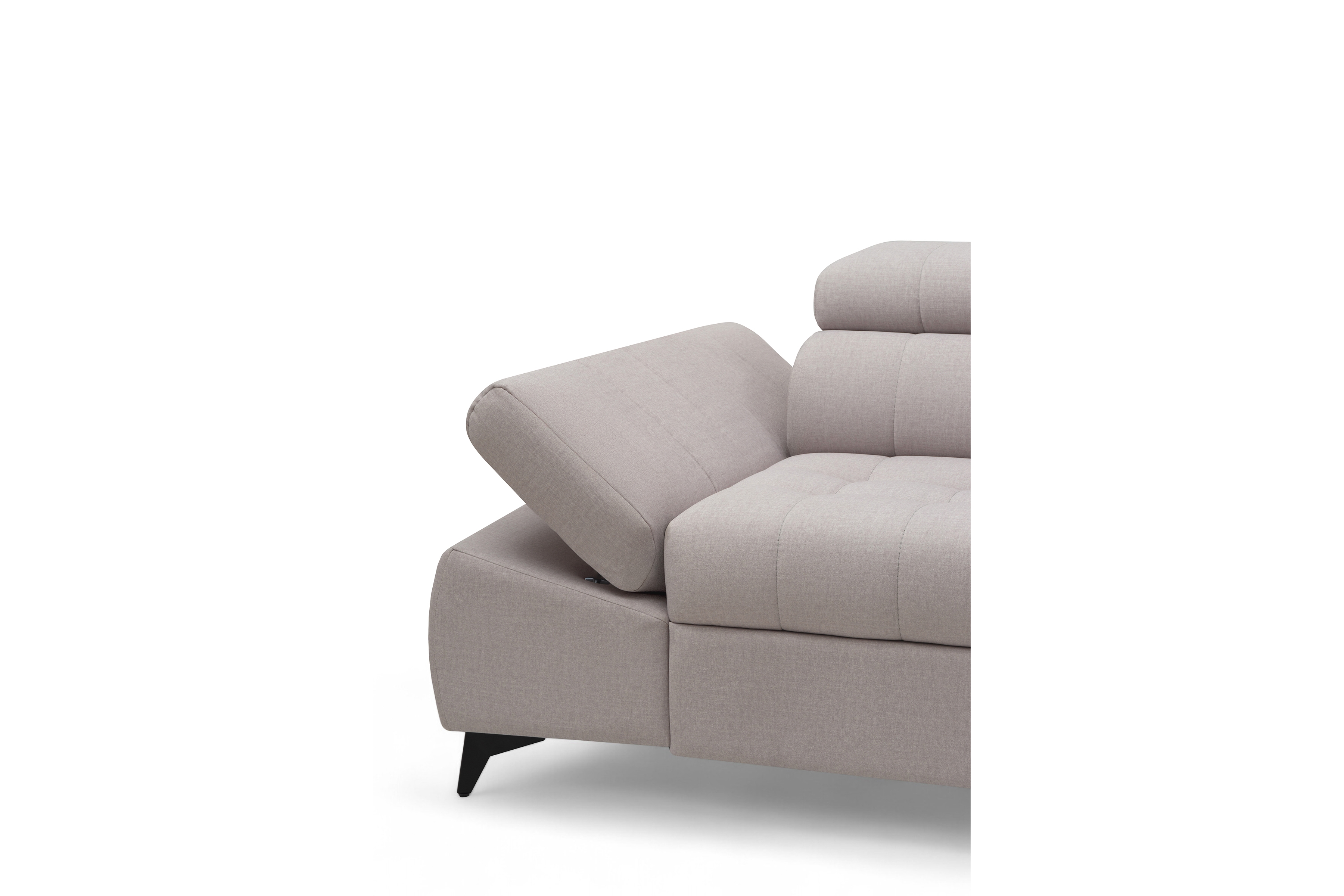 Rohová sedacia súprava Valoris L pravá s funkciou spania - béžová látka Maya 01 Rohová sedacia súprava pravá strana Valoris L s funkciou spánku - Béžová látka Maya 01