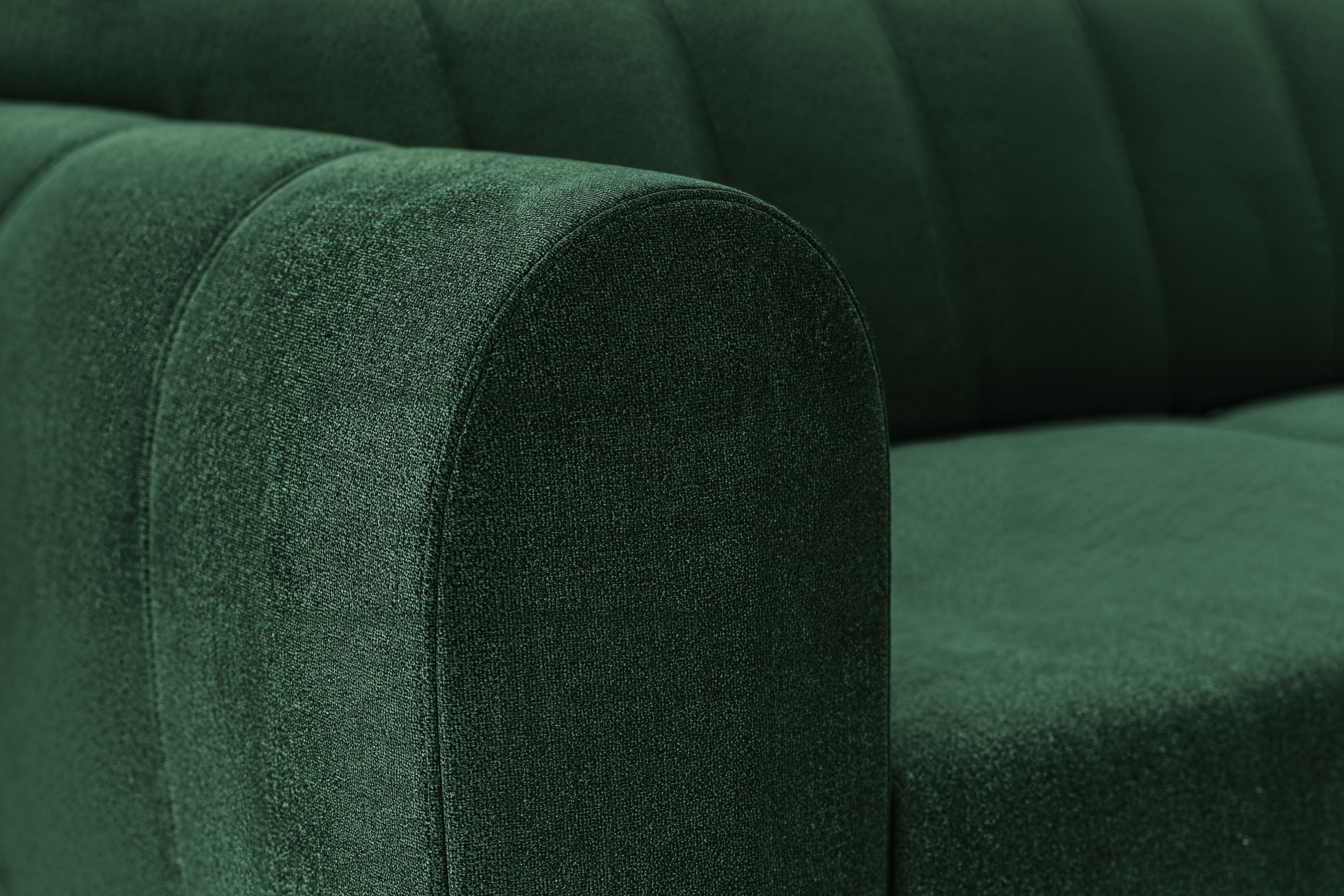 Rozkládací rohová sedací souprava Celias L pravá - zelený samet Kronos 19 Rohová sedací souprava pravá strana s funkcí spaní Celias L - Zelený samet Kronos 19