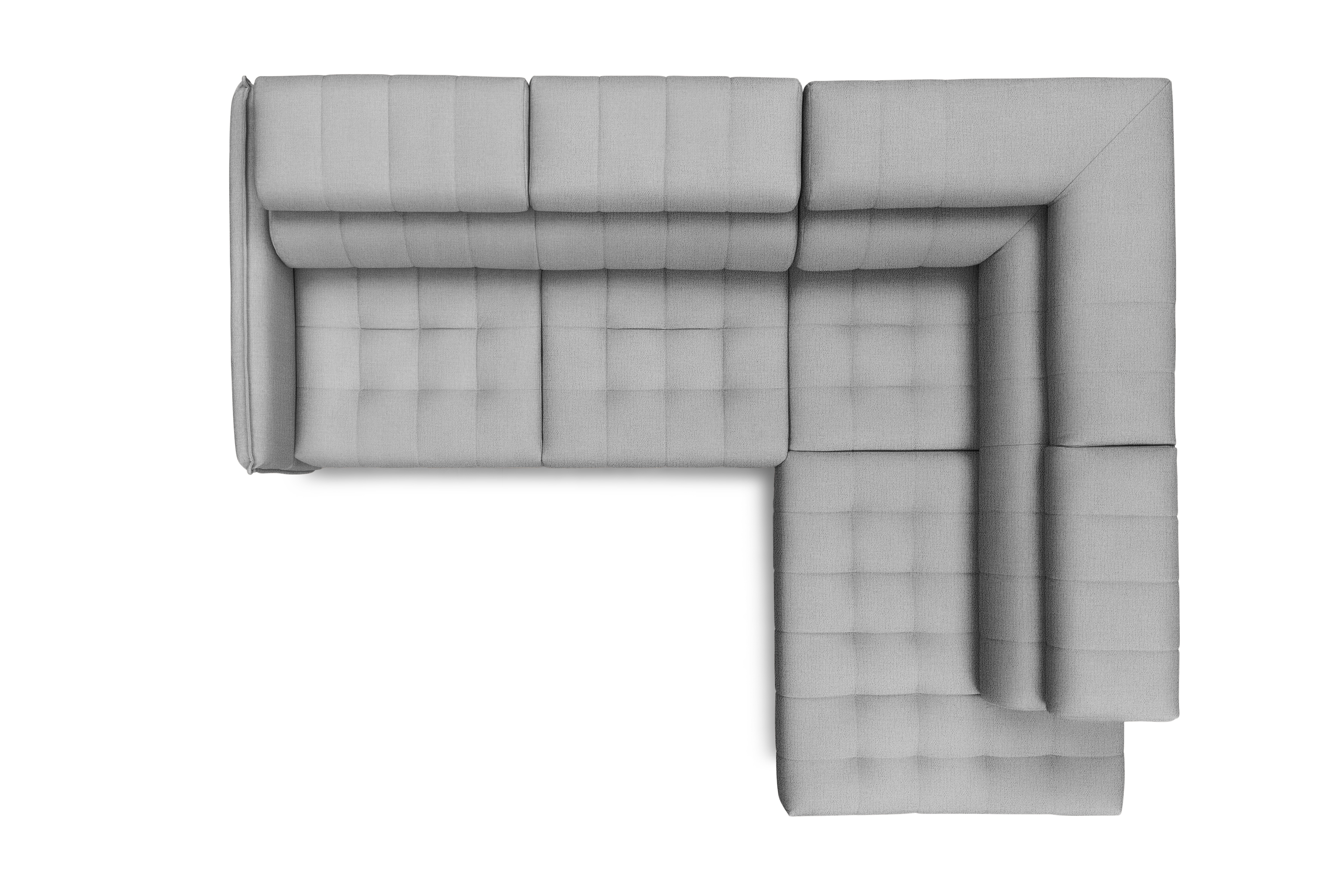 Rohová sedacia súprava Elarias L pravá s funkciou spania - sivý šenil Perfect Harmony 80 Rohová sedacia súprava pravá strana s funkciou spania Elarias L - šedý šenil Perfect Harmony 80