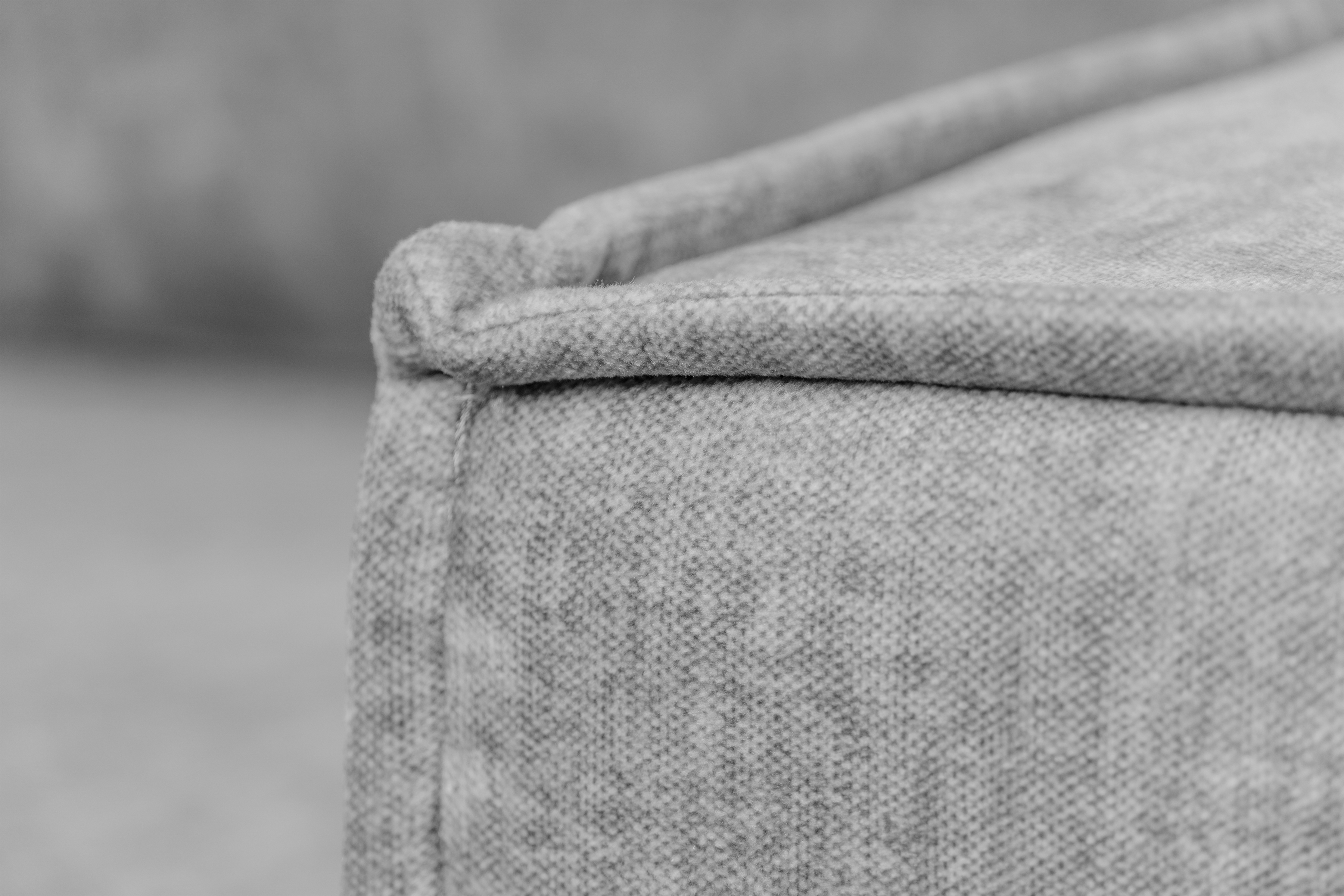 Rozkladacia rohová sedacia súprava Flabio L pravá - šedý Vogue 14 Rohová sedacia súprava pravá strana s funkciou spánku Flabio L - šedý zamat Vogue 14