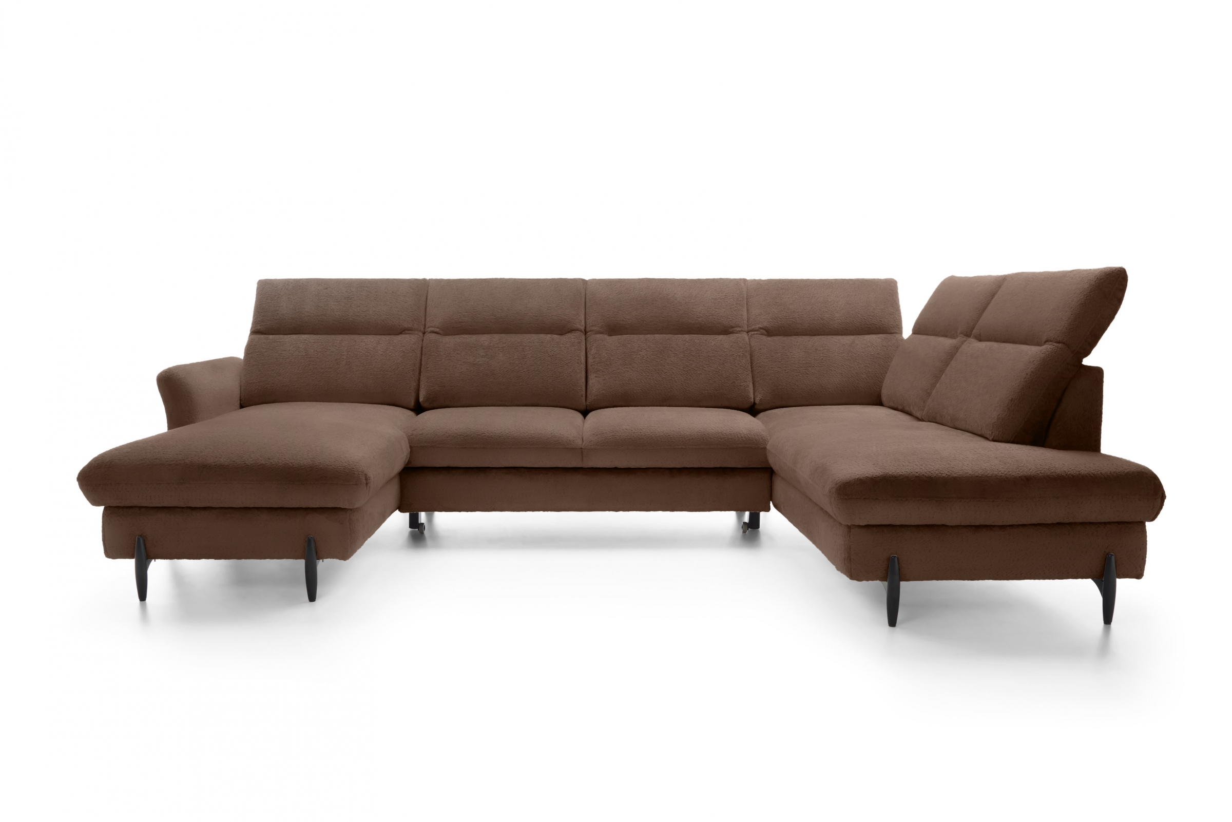 Rohová sedacia súprava pravá rozkladacia Sienna I - Hnedá / žinylka / Bellini 23 Rohová sedacia súprava pravá strana s funkciou spania Sienna I - Hnedá / šenil / Bellini 23