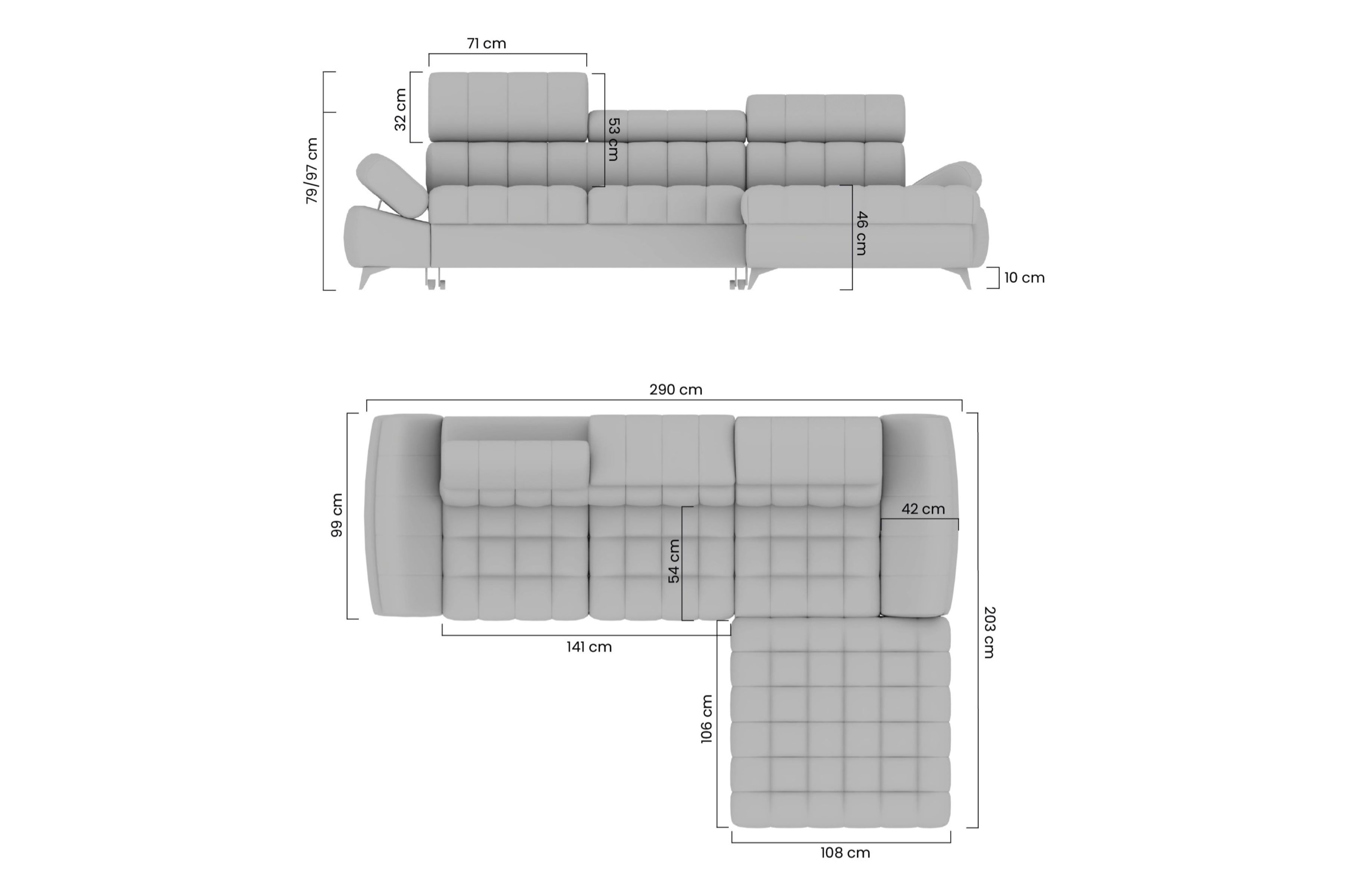 Rohová sedacia súprava Valoris Mini pravá s funkciou spania - béžový šenil Perfect Harmony 07 Rohová sedacia súprava pravá strana s funkciou spánku Valoris Mini - béžový šenil Perfect harmony 07