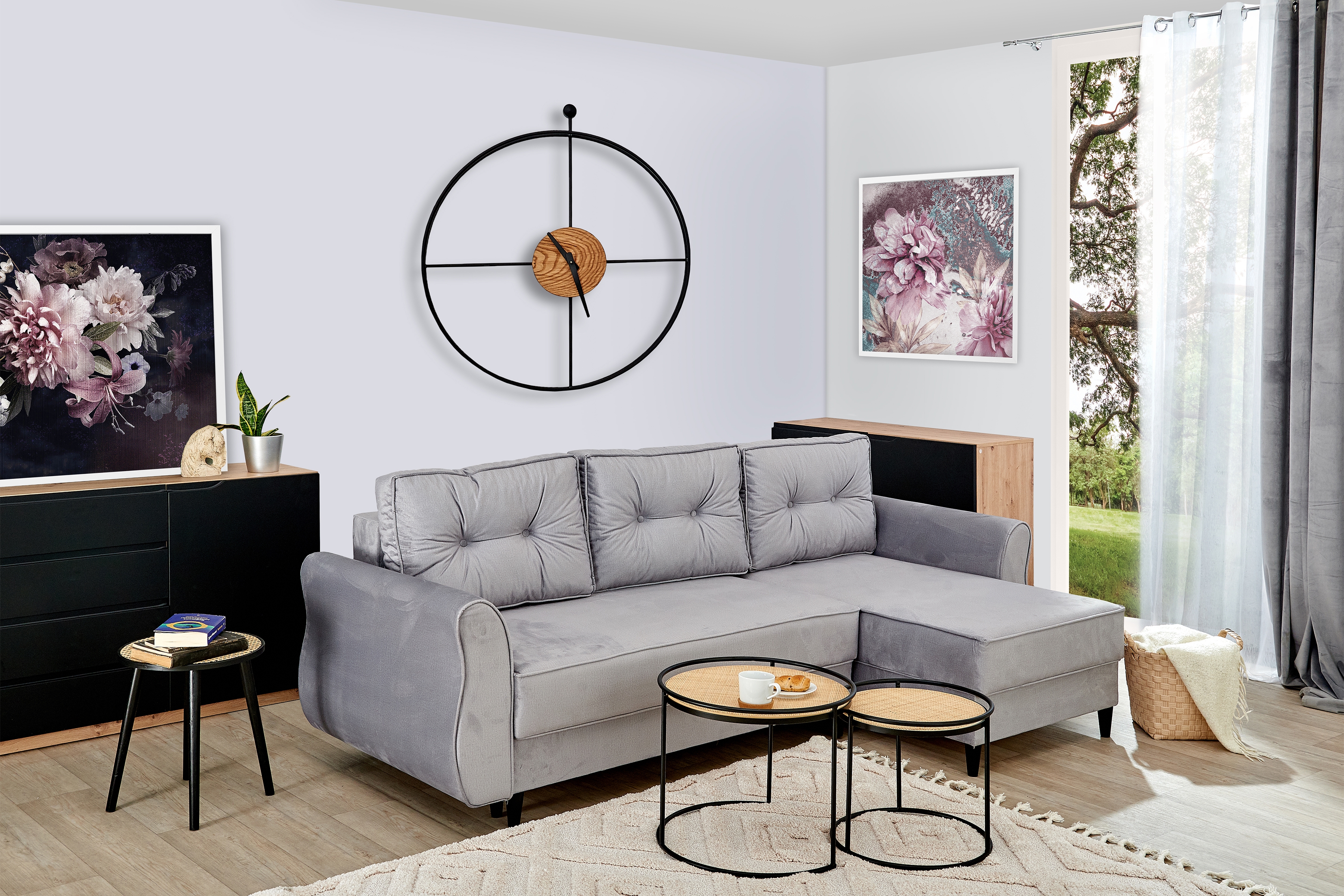 Rohová sedací souprava rozkladany pro obývacího pokoje Carla Rohová sedací souprava rozkladany pro obývacího pokoje Carla