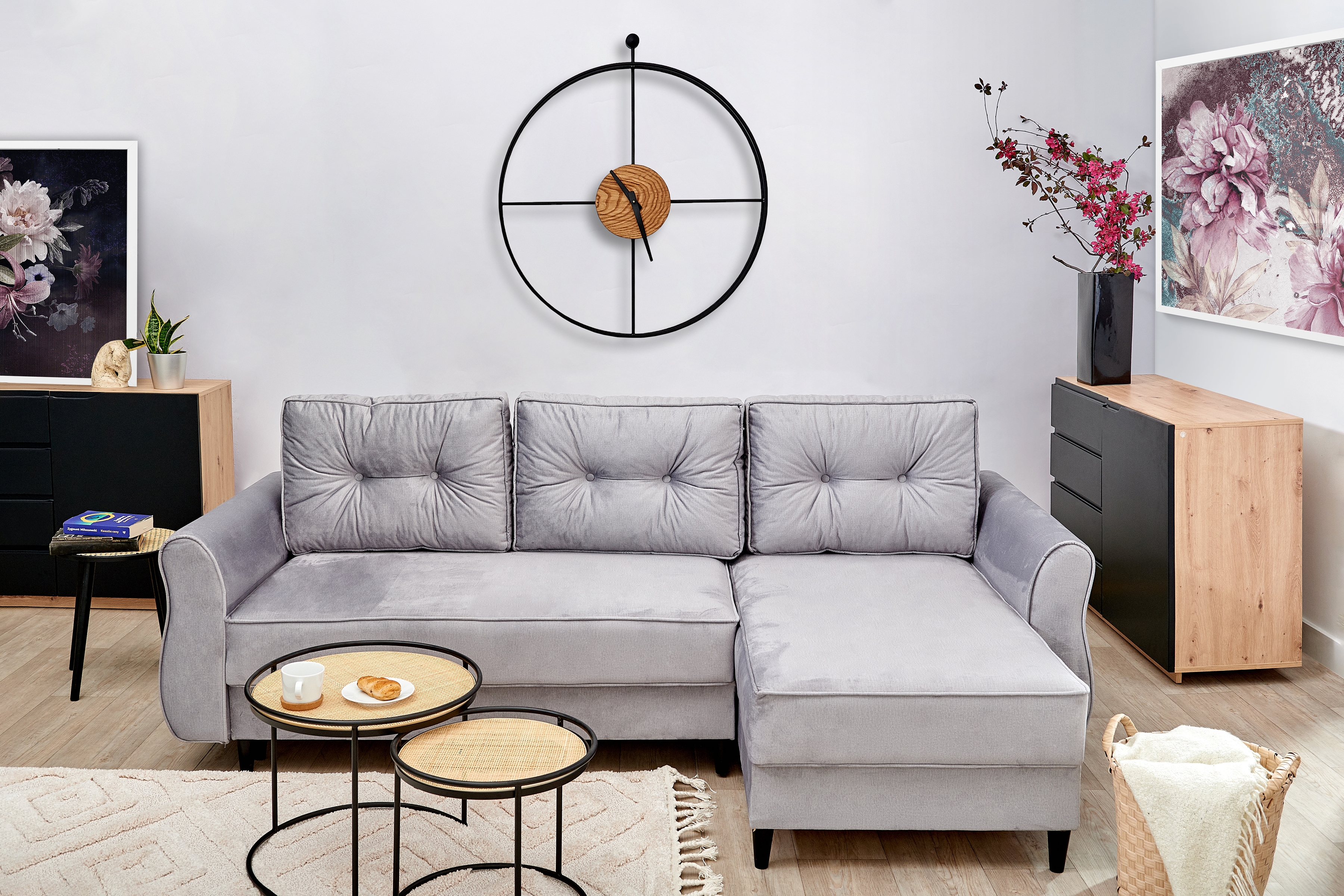 Rohová sedací souprava rozkladany pro obývacího pokoje Carla Rohová sedací souprava rozkladany pro obývacího pokoje Carla