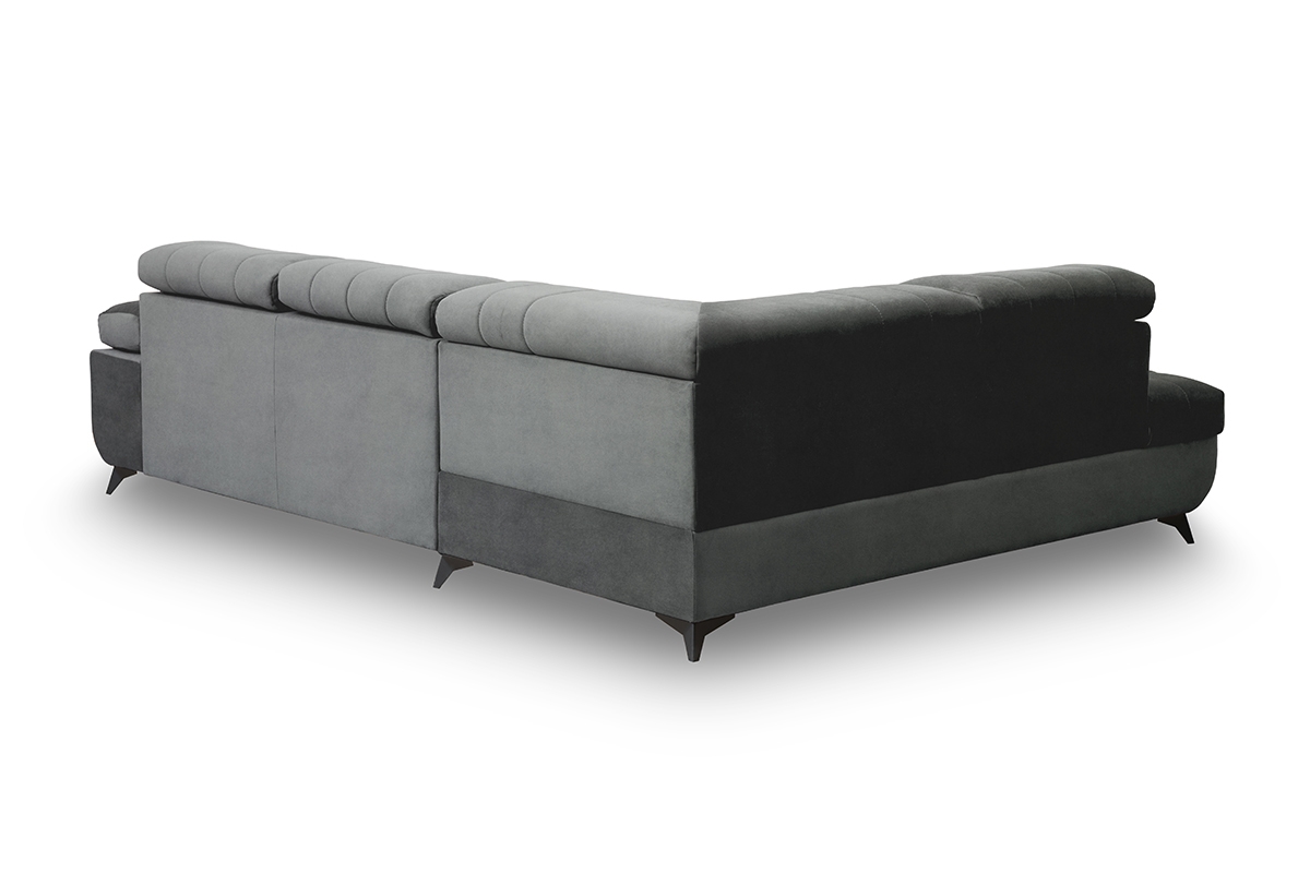 Rozkládací rohová sedací souprava Dragonis L levá - grafitová Zetta 305 Rohová sedací souprava dragonis - tyl