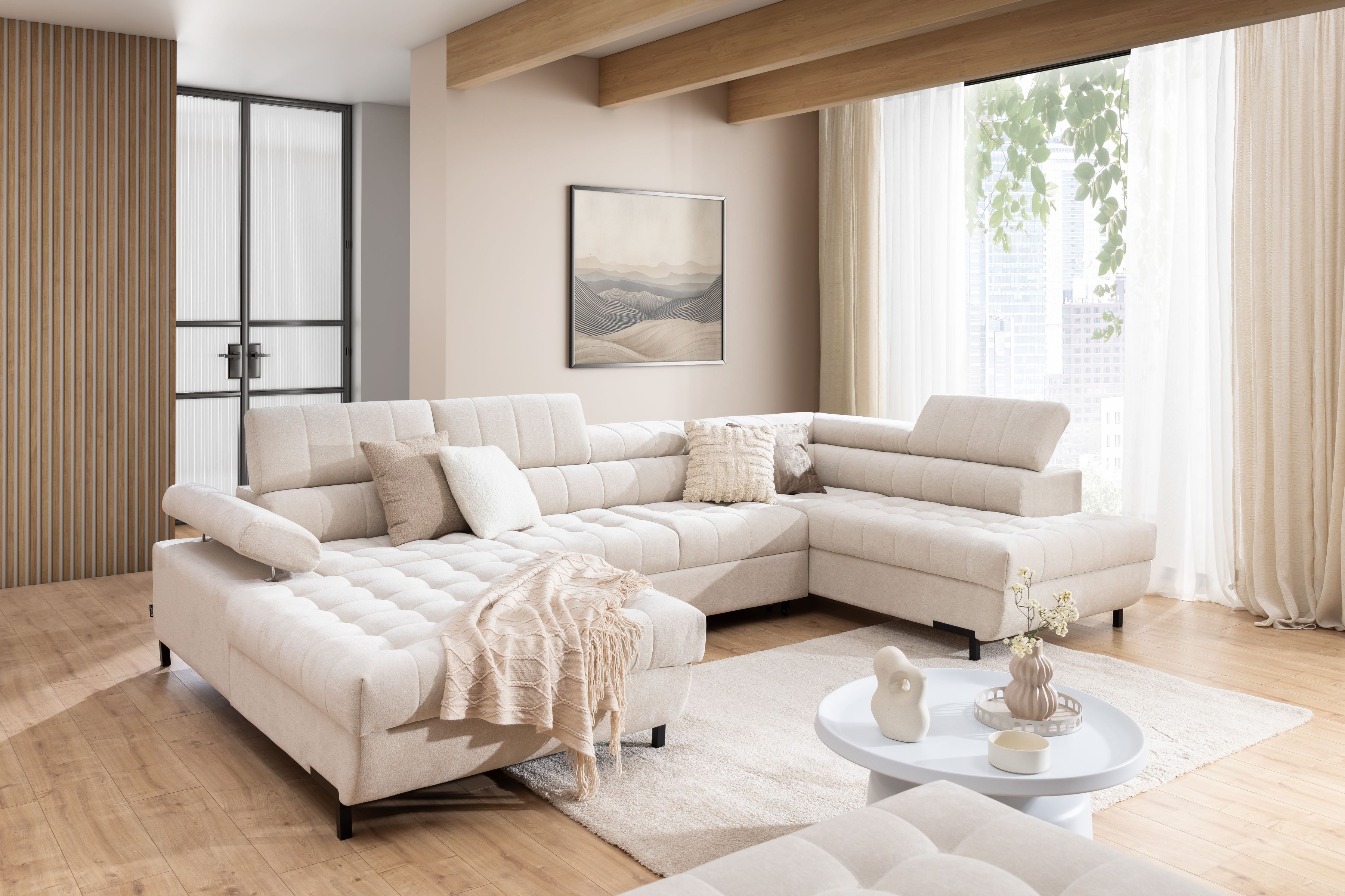 Rozkládací rohová sedací souprava Tyrion U II Rohová sedací souprava rozkladany pro obývacího pokoje Tyrion U II