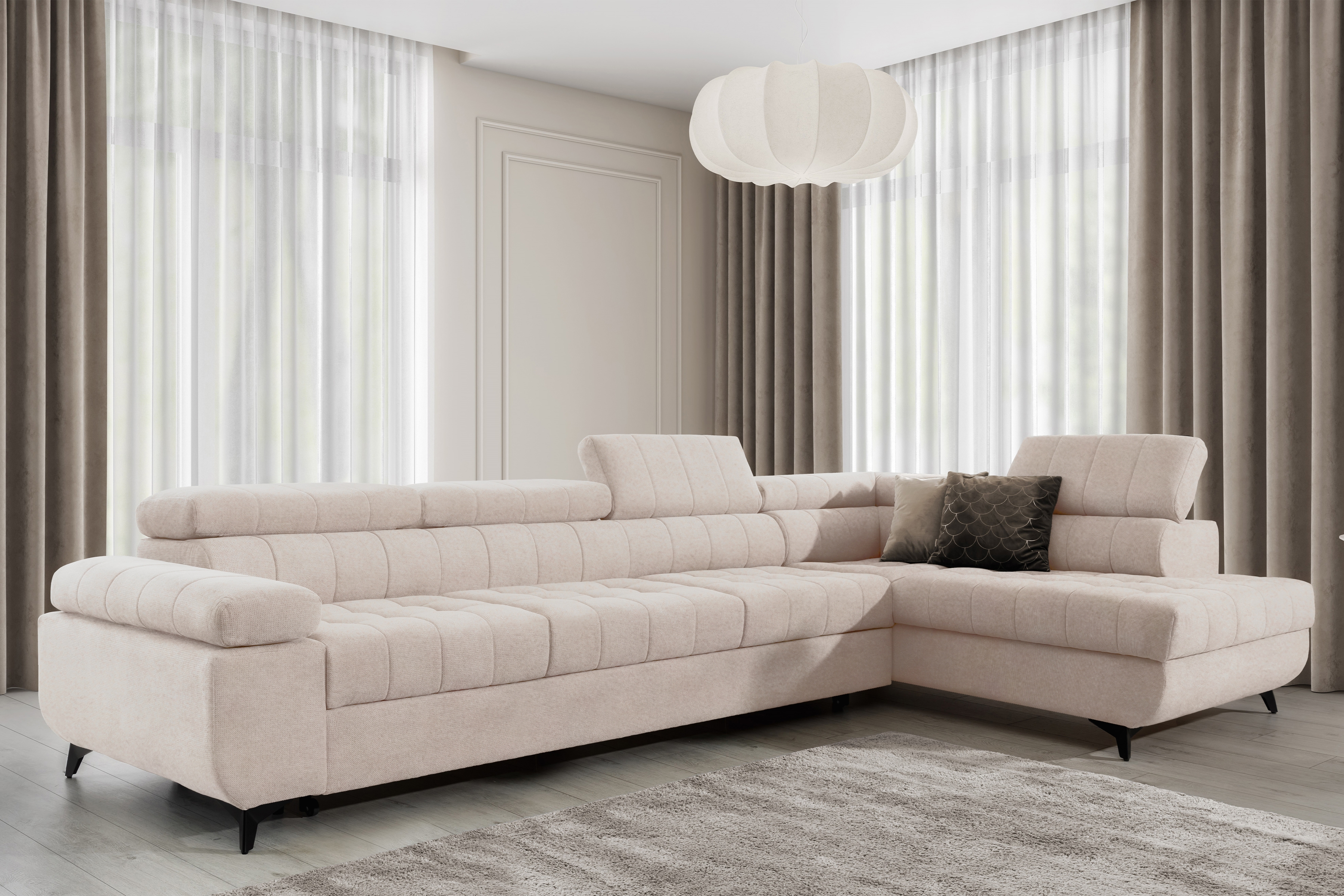 Rohová sedacia súprava rozkladany Dragonis Maxi pravá strana - Ditra New 20 Rohová sedacia súprava rozkladany Dragonis Maxi pravá strana - Ditra New 20 - Koncovka Série